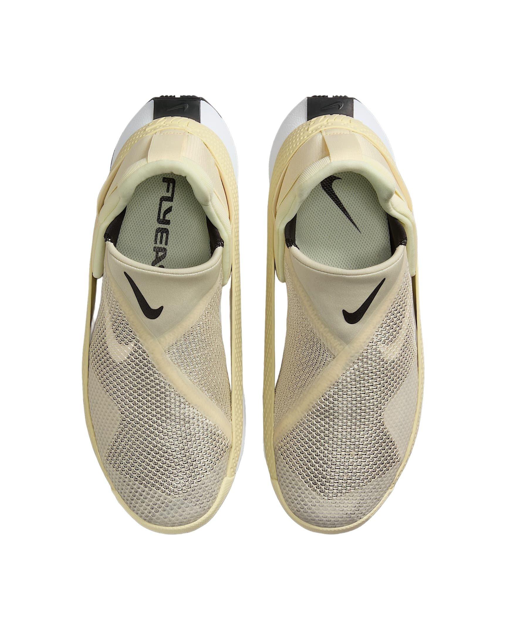 Nike Go FlyEase "Alabaster/Muslin/White/Black" Women's Shoe - ALABASTER/MUSLIN/WHITE/BLACK Thumbnail View 4