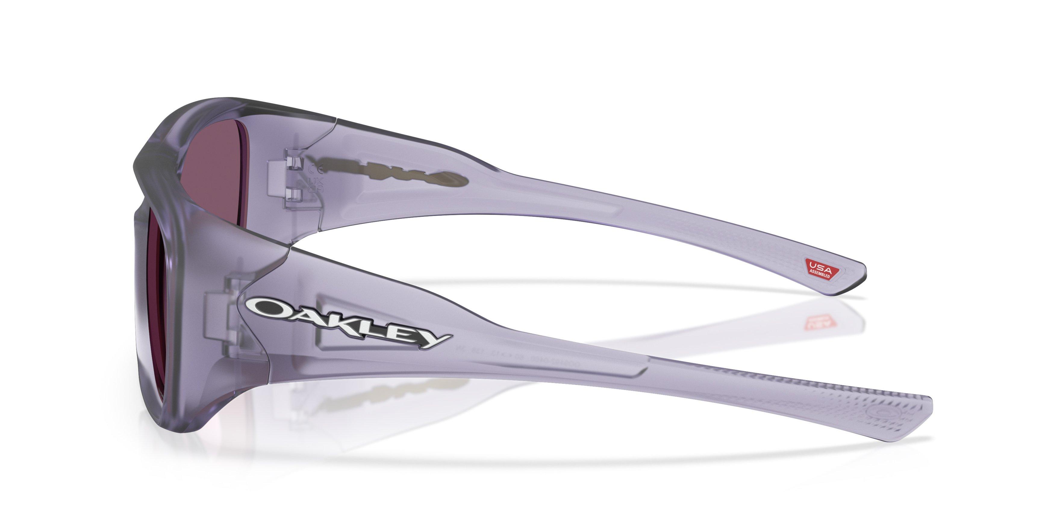 Oakley Chaminade Prizm Indigo Sunglasses - Transparent Lilac - PURPLE Thumbnail View 8