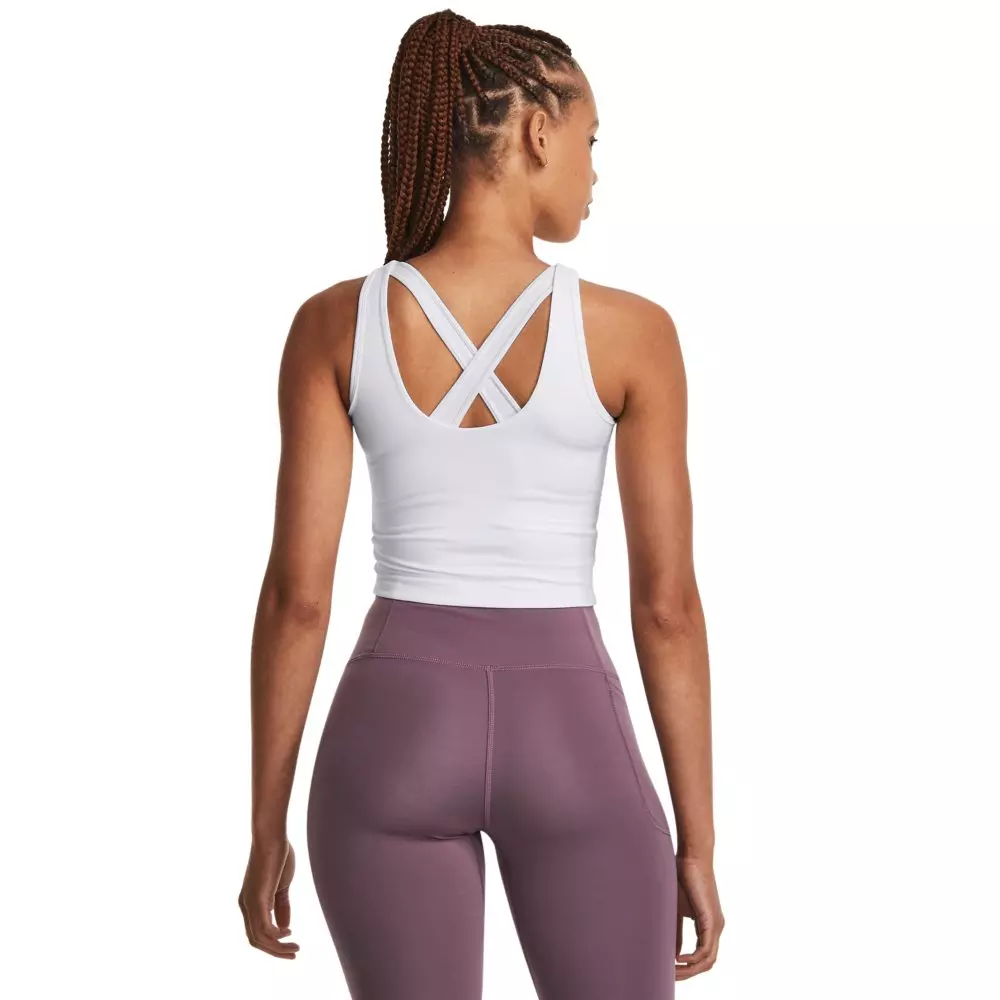 Under Armour Women's Motion Tank - WHITE/GREY
