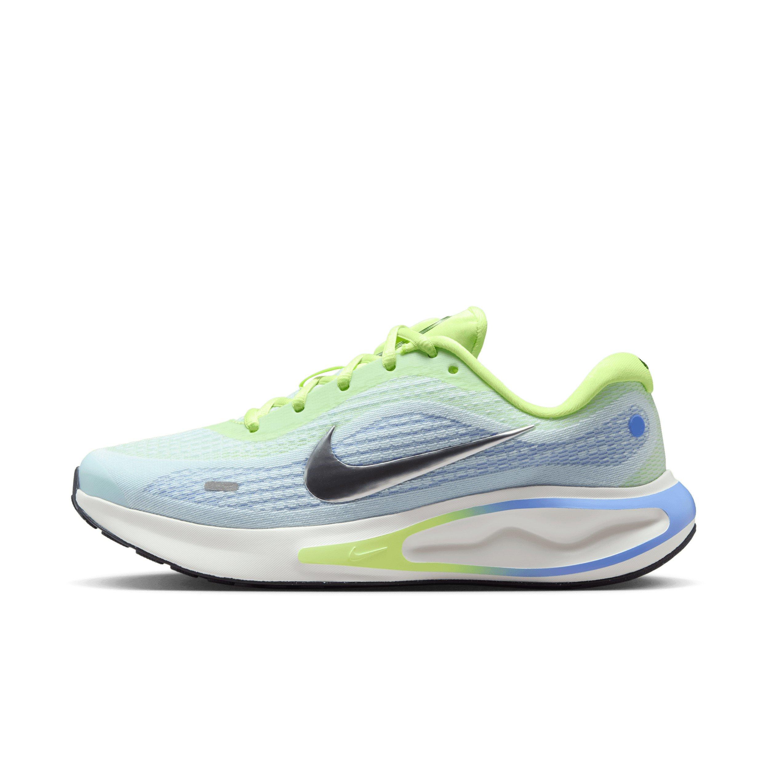 Nike Journey Run "Light Lemon Twist/Glacier Blue/Royal Pulse/Metallic Silver" Women's Running Shoe - LT LEMON/BLUE/ROYAL/SILVER Thumbnail View 2