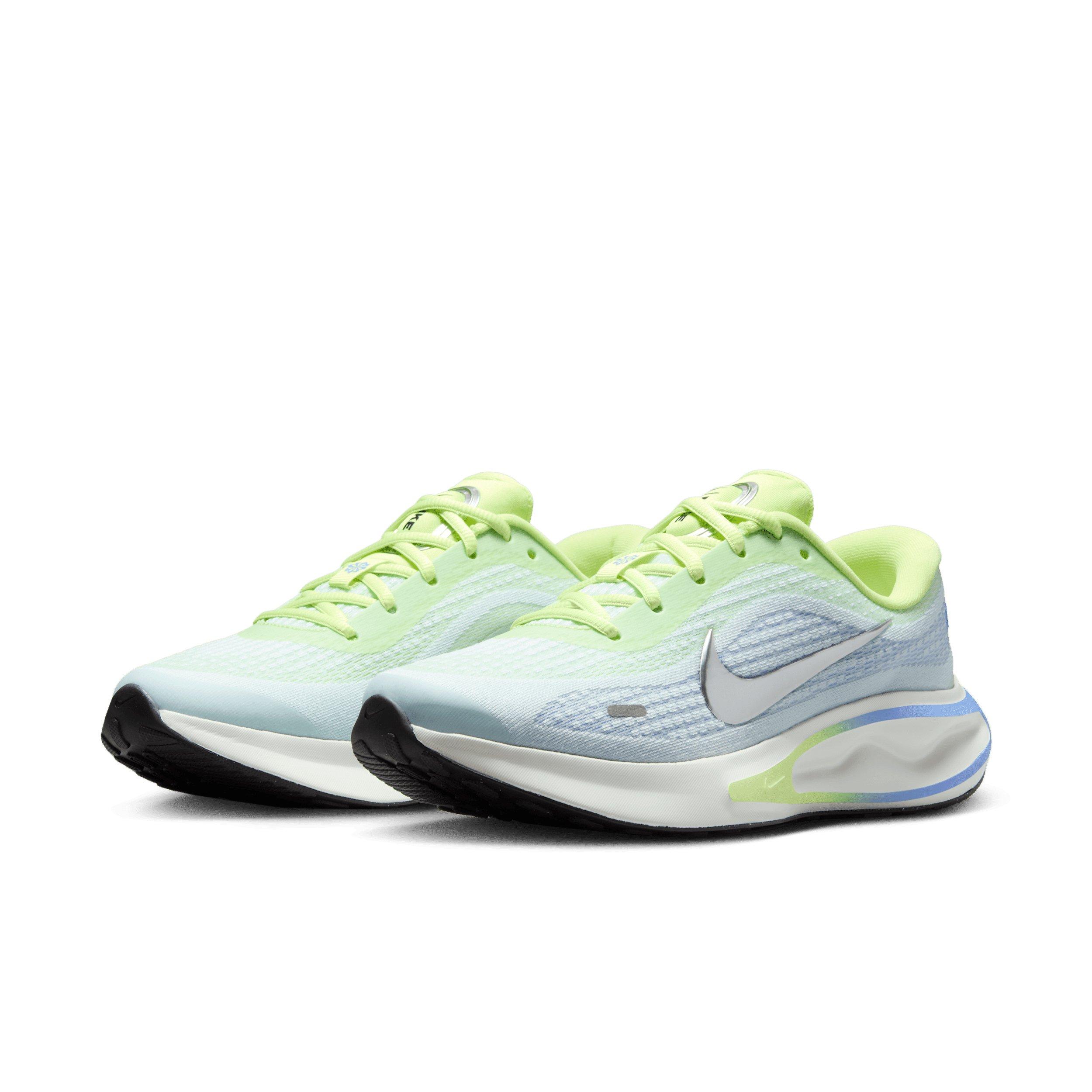 Nike Journey Run "Light Lemon Twist/Glacier Blue/Royal Pulse/Metallic Silver" Women's Running Shoe - LT LEMON/BLUE/ROYAL/SILVER Thumbnail View 3