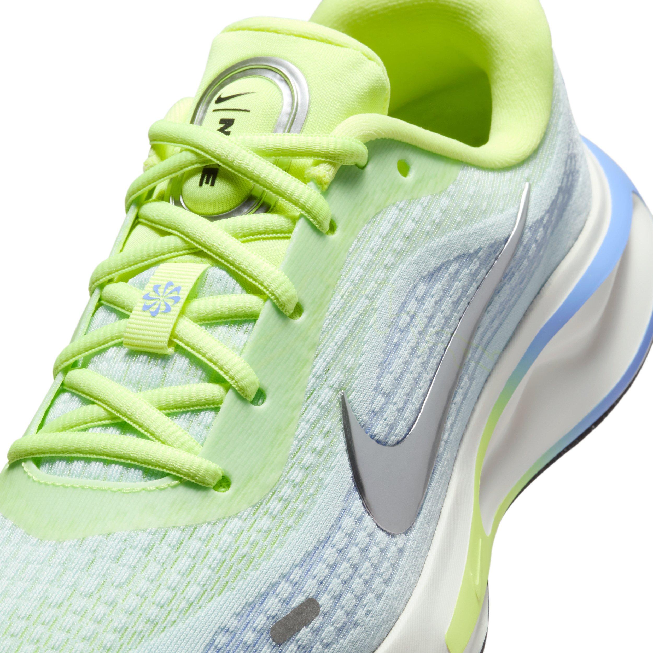 Nike Journey Run "Light Lemon Twist/Glacier Blue/Royal Pulse/Metallic Silver" Women's Running Shoe - LT LEMON/BLUE/ROYAL/SILVER Thumbnail View 7