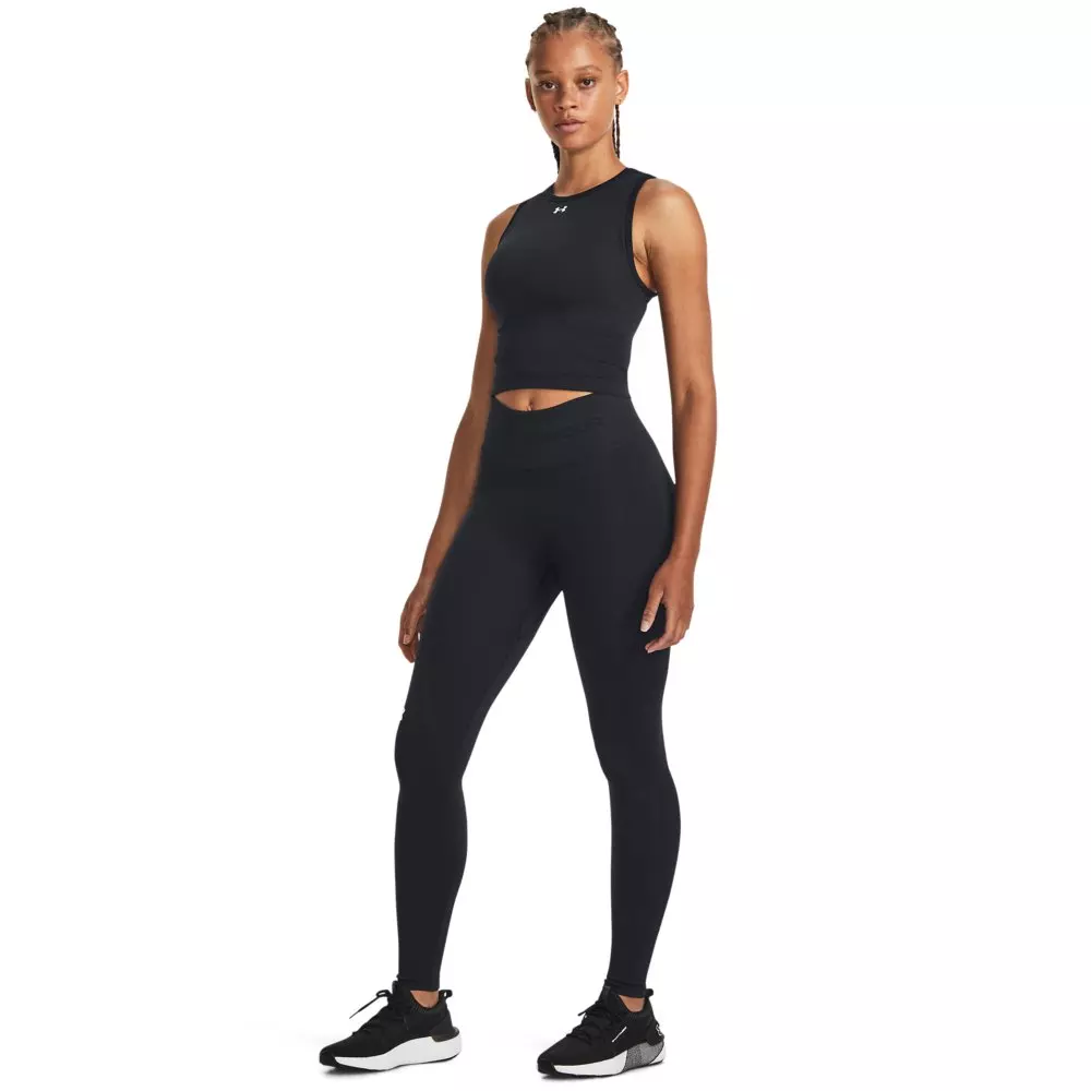 Under Armour Women's Train Seamless Tank - BLACK/WHITE