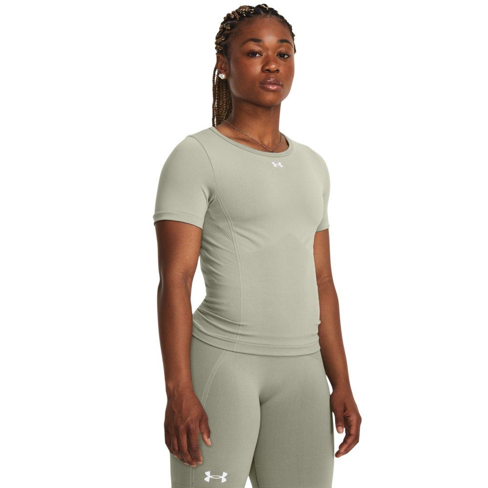 (取寄) アンダーアーマー レディース トレイン シームレス シャツ - ウィメンズ Under Armour women Train Seamless Shirt - Women's Pewter UA Train Seamless Women's Short Sleeve | Under Armour