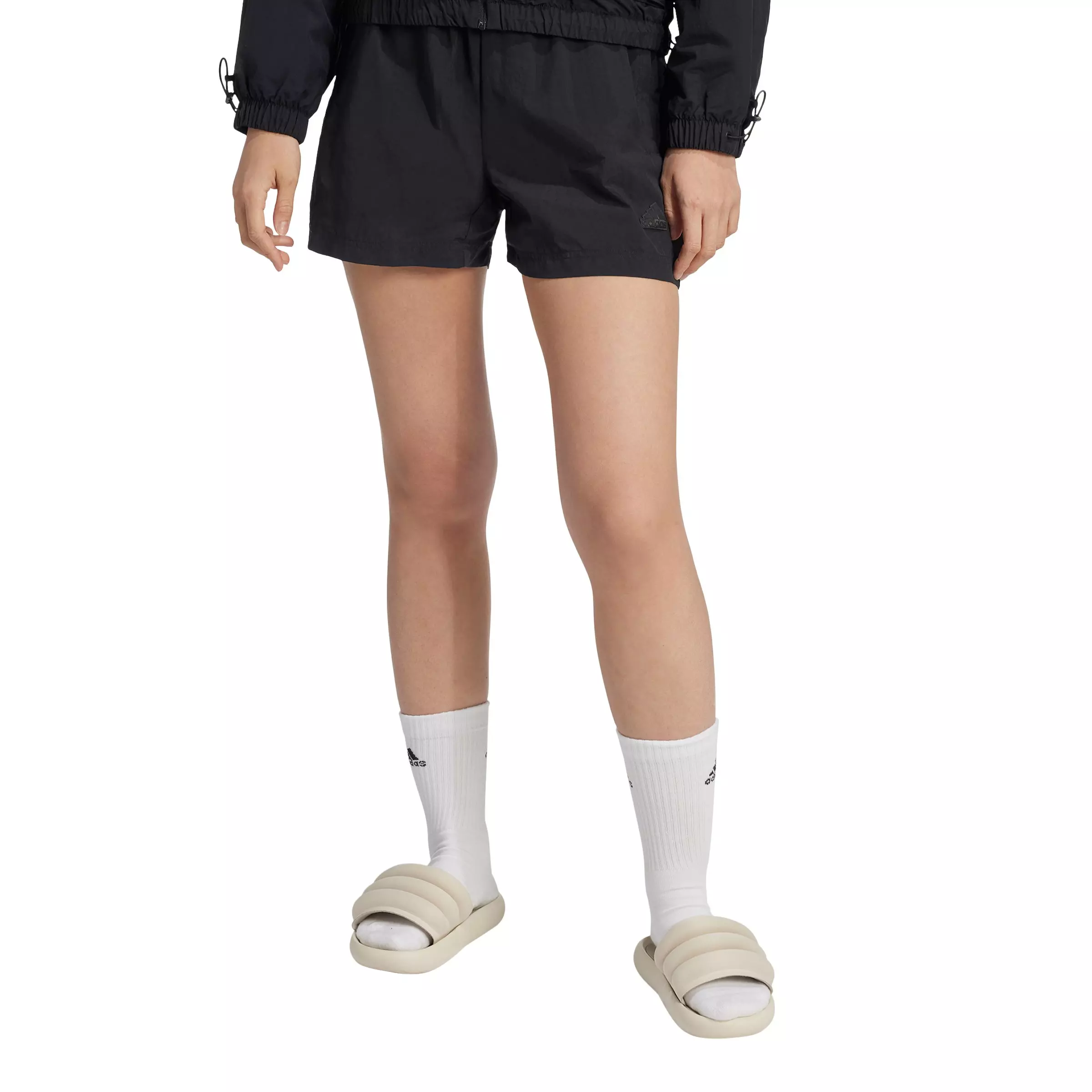 adidas Women's City Escape Woven Shorts - Black - BLACK