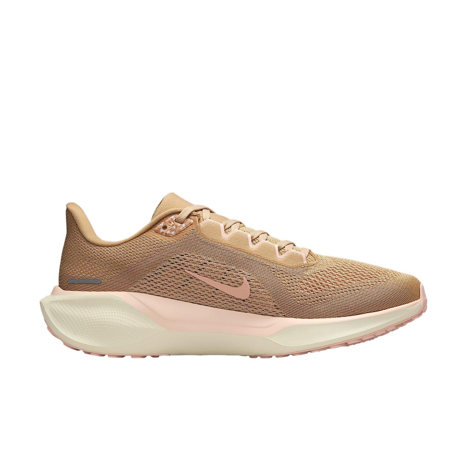 Nike Pegasus 41 "Linen/Light Orewood Brown/Washed Coral/White" Women's Running Shoe - LINEN/LT BROWN/CORAL/WHITE Thumbnail View 1