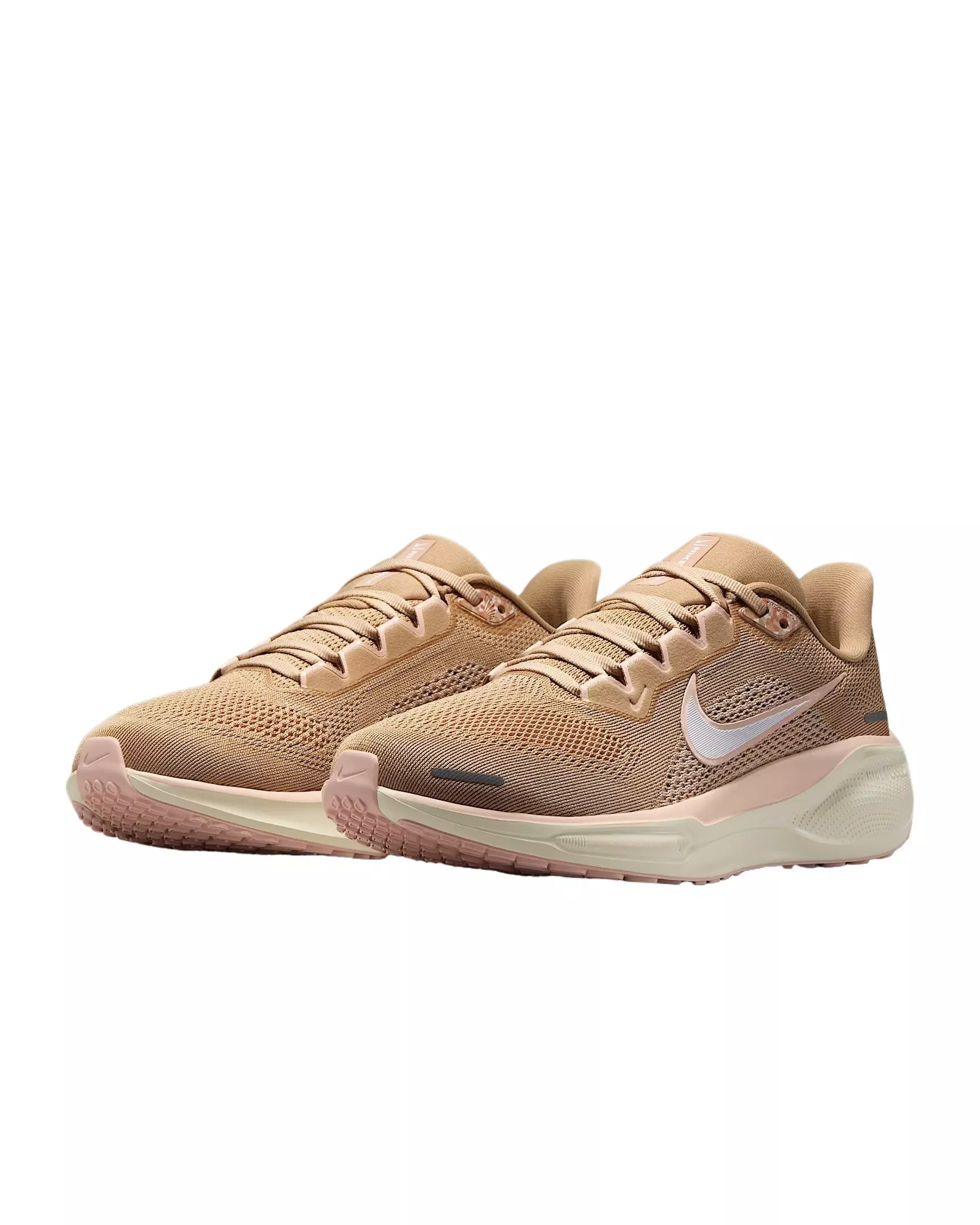 Nike Pegasus 41 "Linen/Light Orewood Brown/Washed Coral/White" Women's Running Shoe - LINEN/LT BROWN/CORAL/WHITE