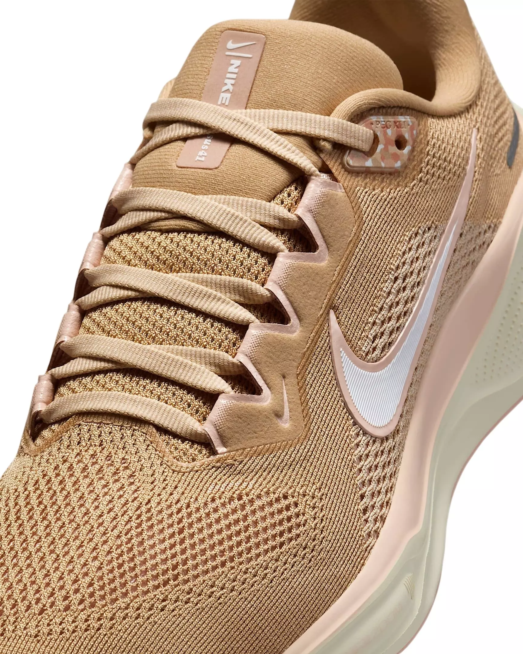 Nike Pegasus 41 "Linen/Light Orewood Brown/Washed Coral/White" Women's Running Shoe - LINEN/LT BROWN/CORAL/WHITE