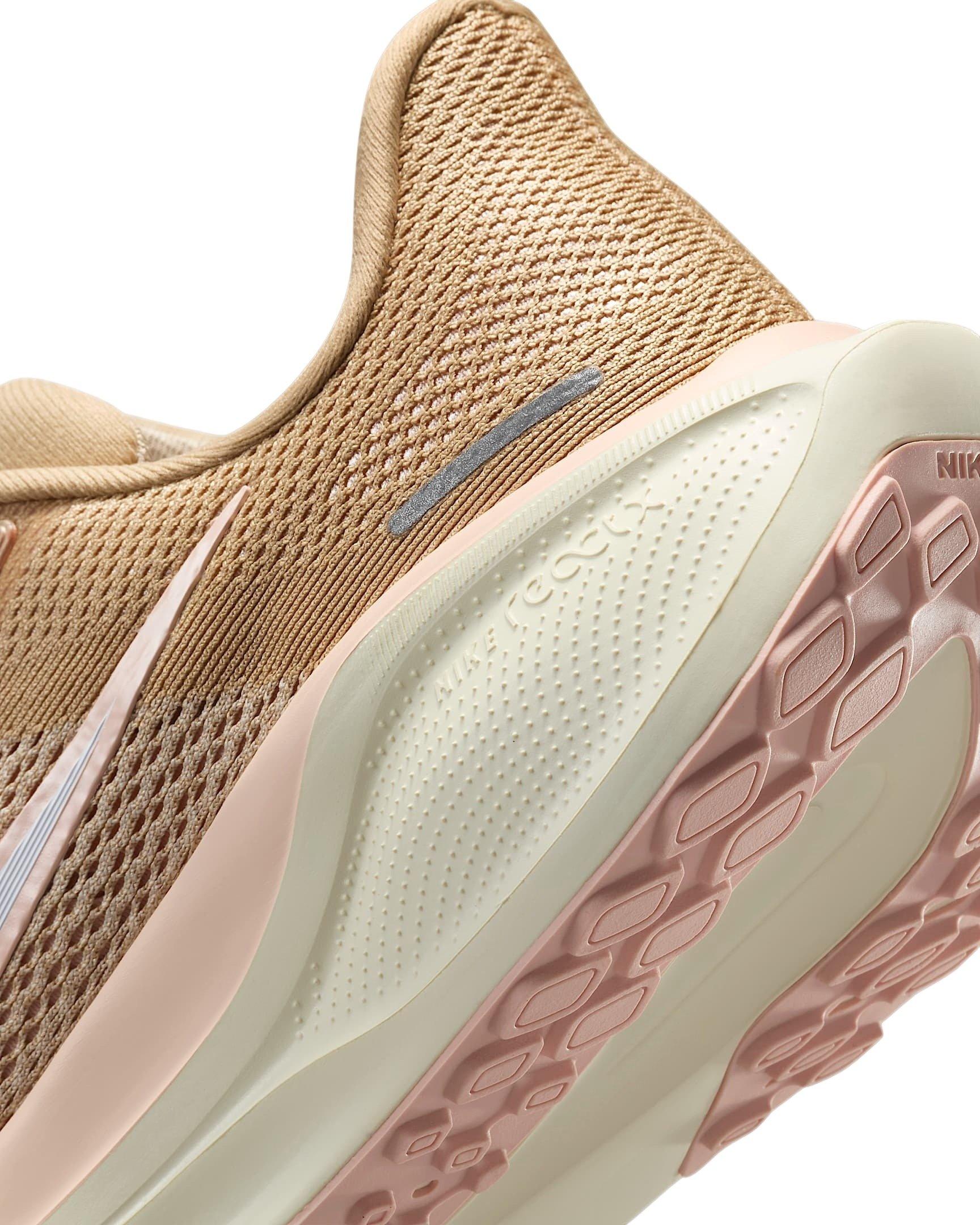 Nike Pegasus 41 "Linen/Light Orewood Brown/Washed Coral/White" Women's Running Shoe - LINEN/LT BROWN/CORAL/WHITE Thumbnail View 8