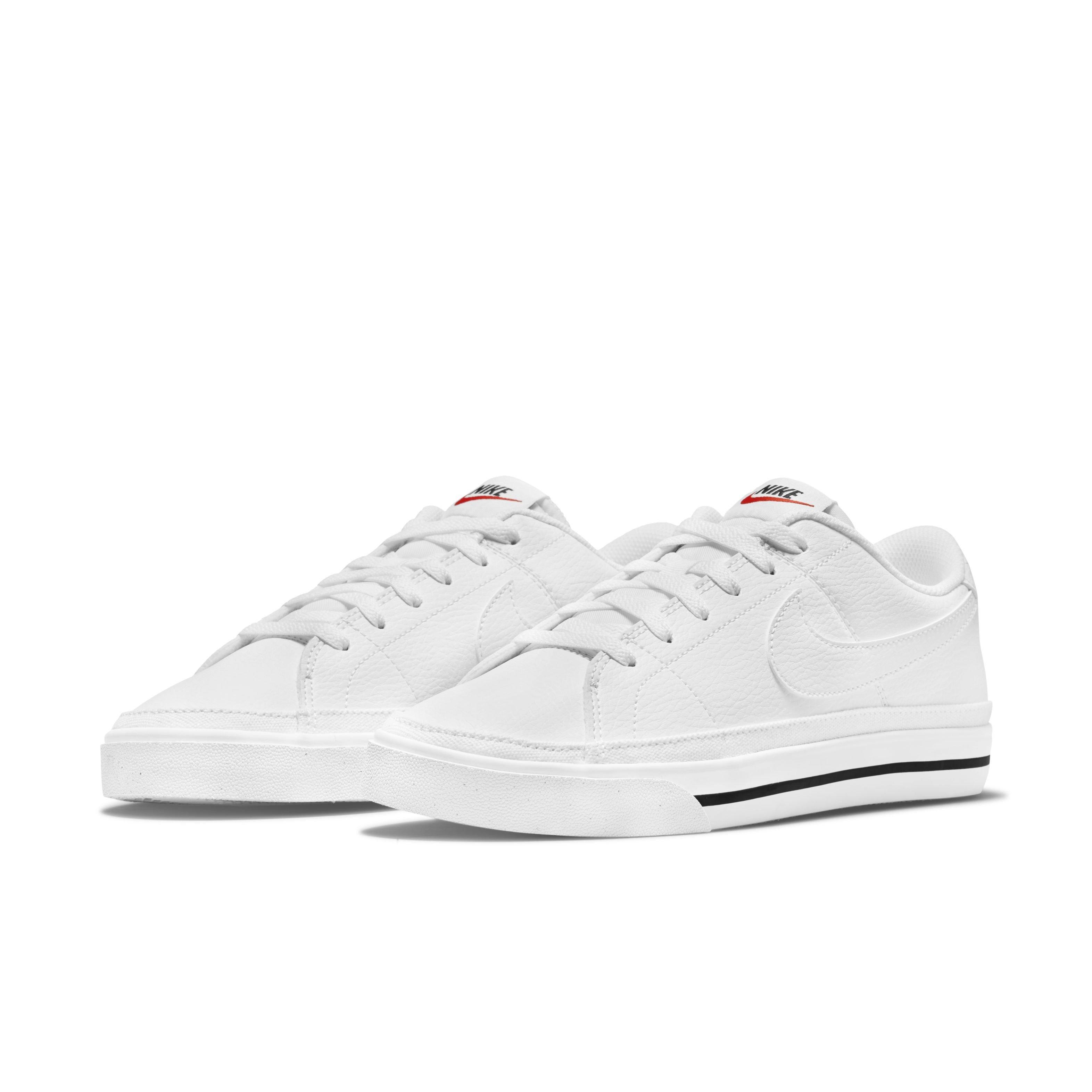 Nike Court Legacy Next Nature "White/White/Black/Volt" Women's Shoe