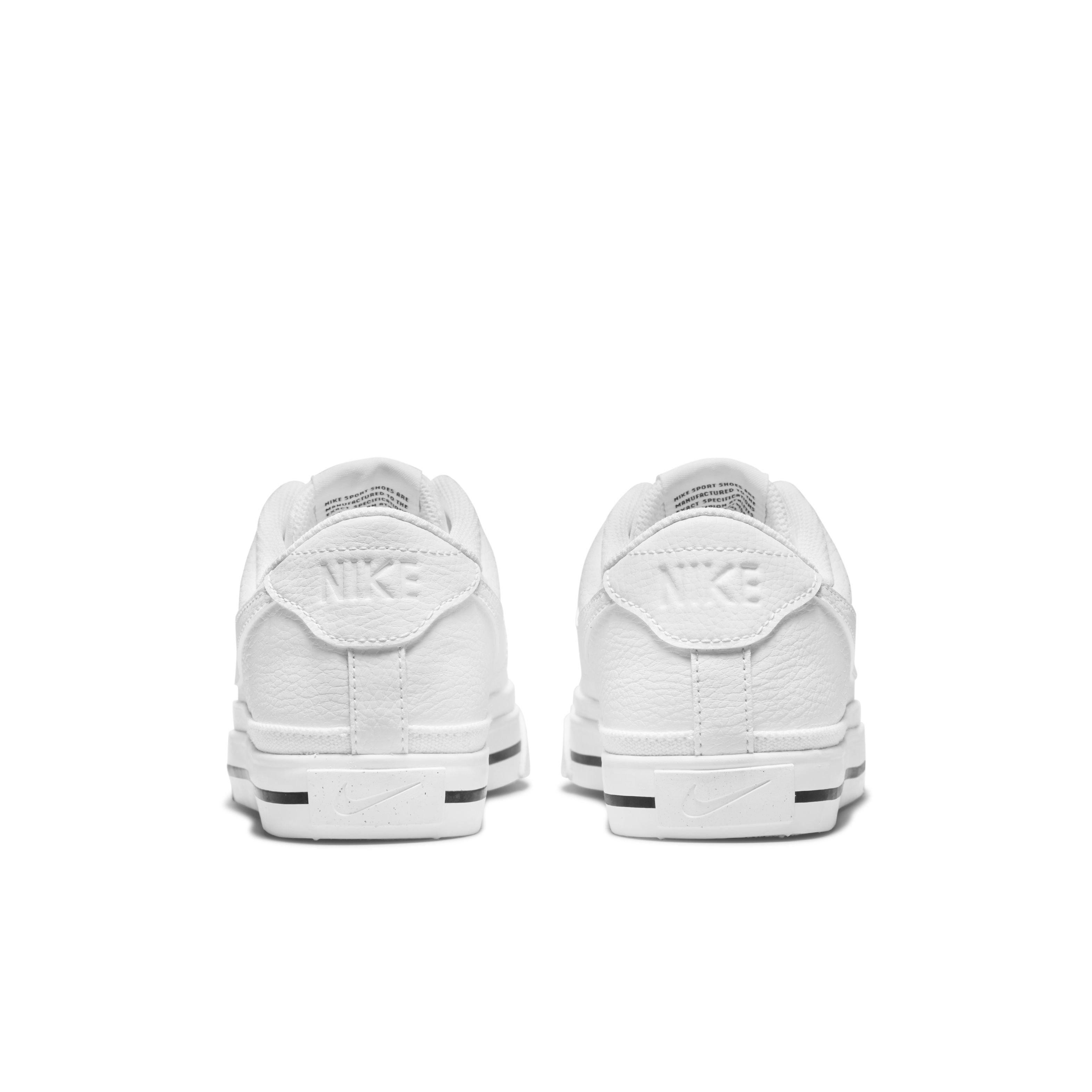 Nike Court Legacy Next Nature "White/White/Black/Volt" Women's Shoe