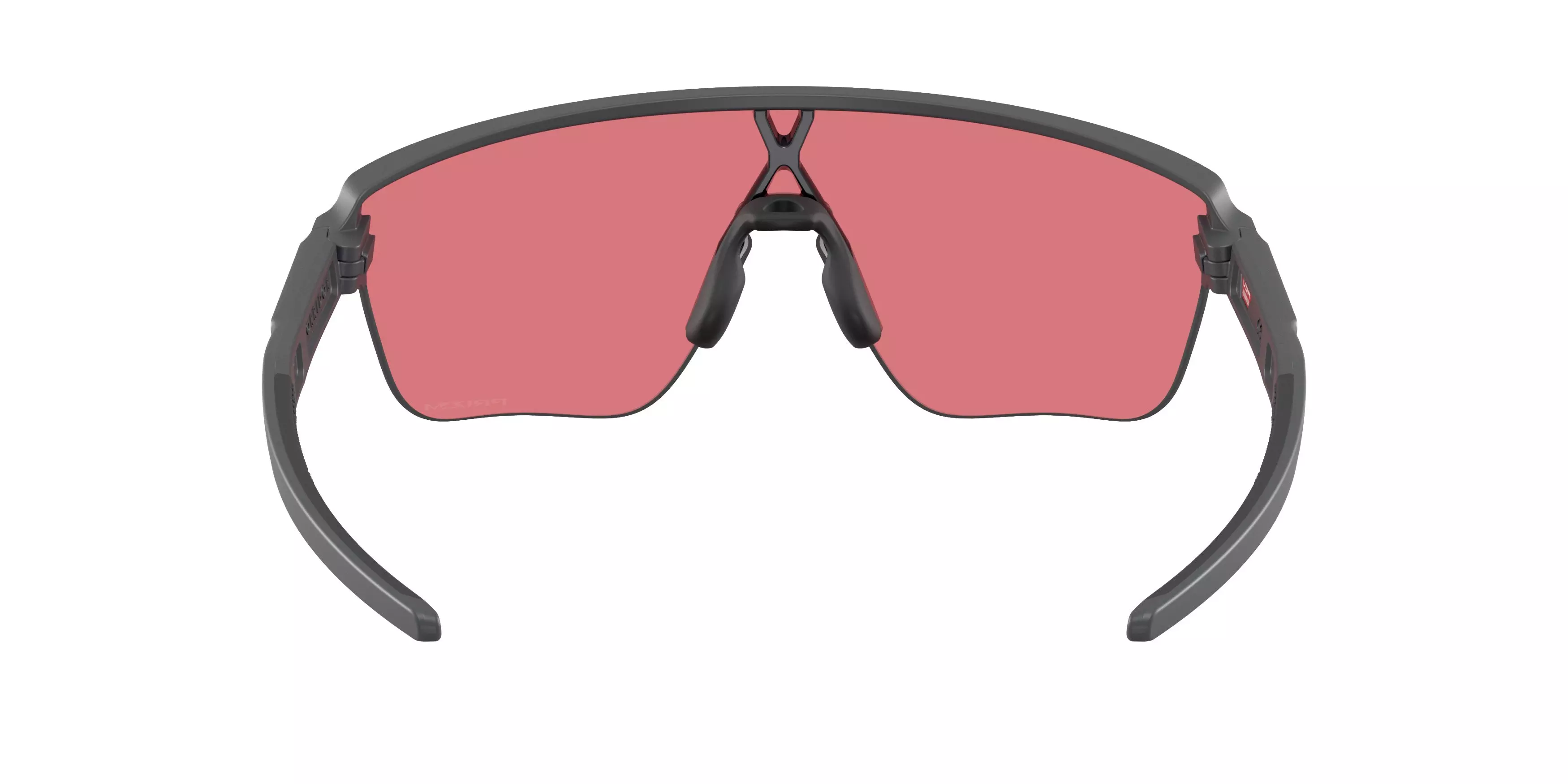 Oakley Corridor SQ Prizm Trail Torch Sunglasses - Matte Carbon - GREY/RED