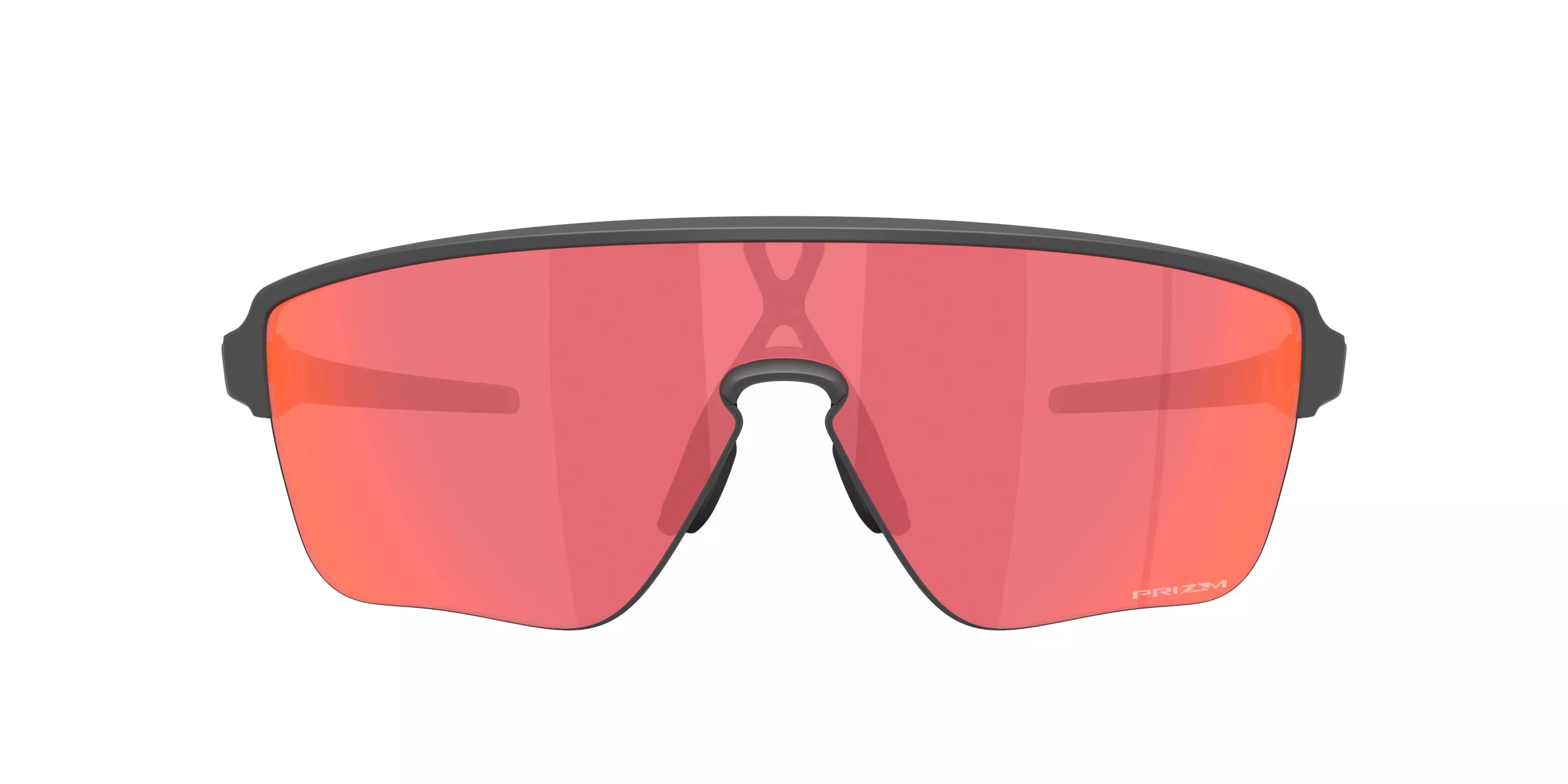 Oakley Corridor SQ Prizm Trail Torch Sunglasses - Matte Carbon - GREY/RED