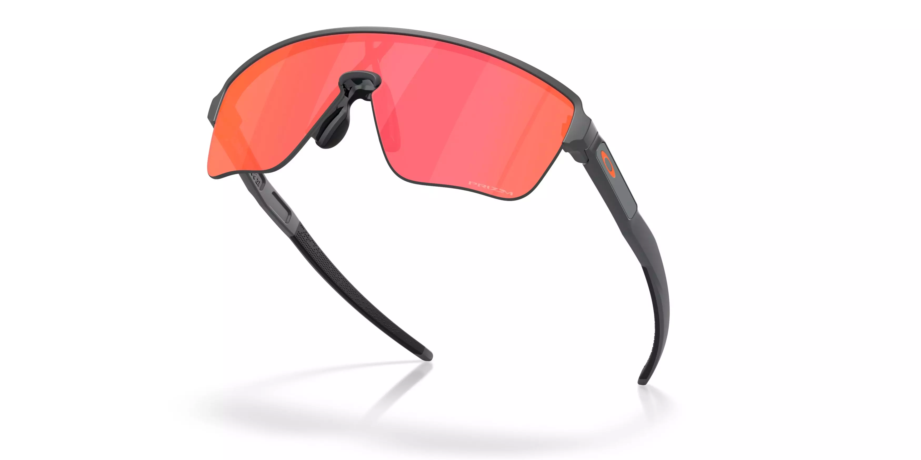 Oakley Corridor SQ Prizm Trail Torch Sunglasses - Matte Carbon - GREY/RED