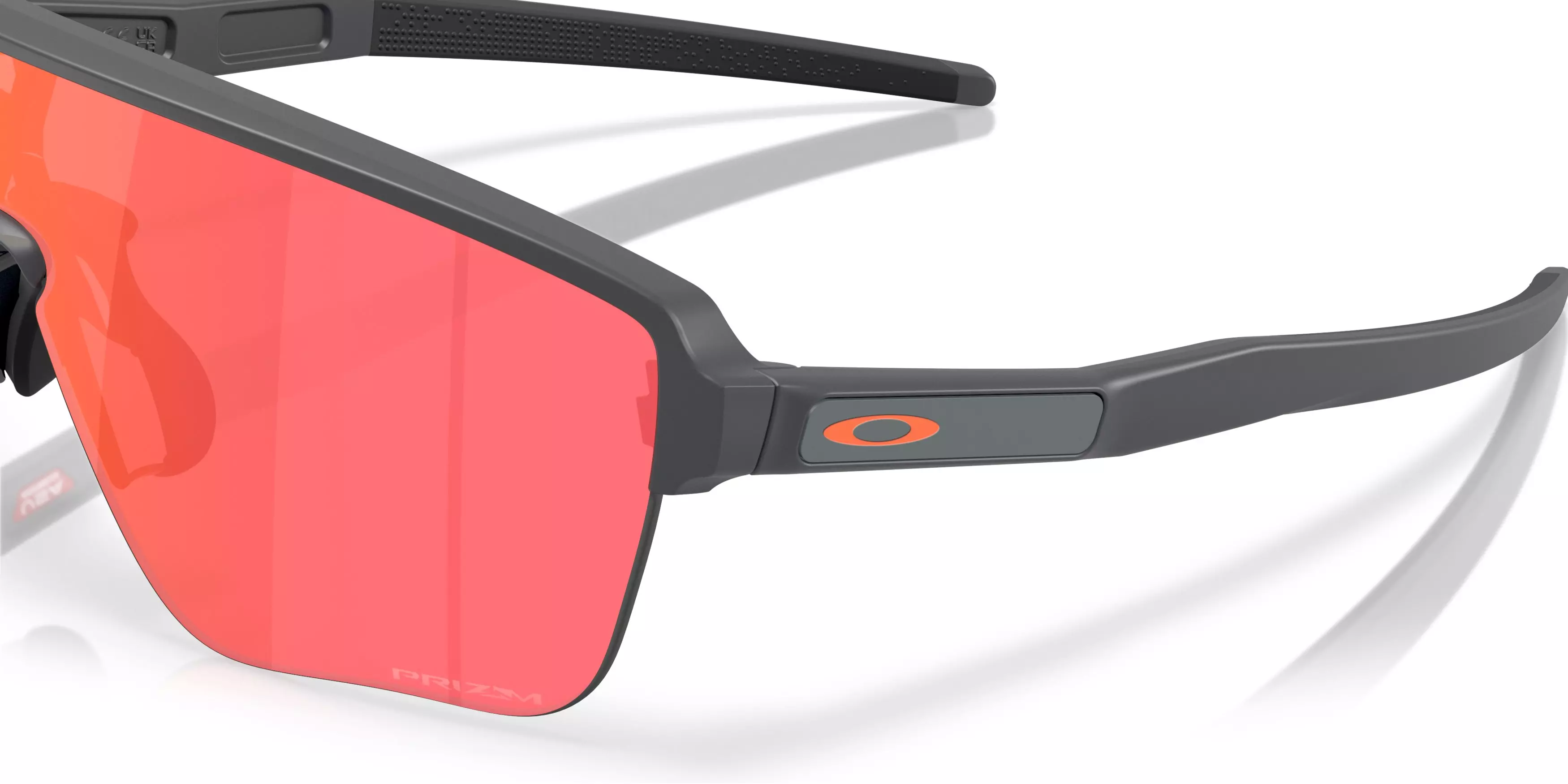 Oakley Corridor SQ Prizm Trail Torch Sunglasses - Matte Carbon - GREY/RED