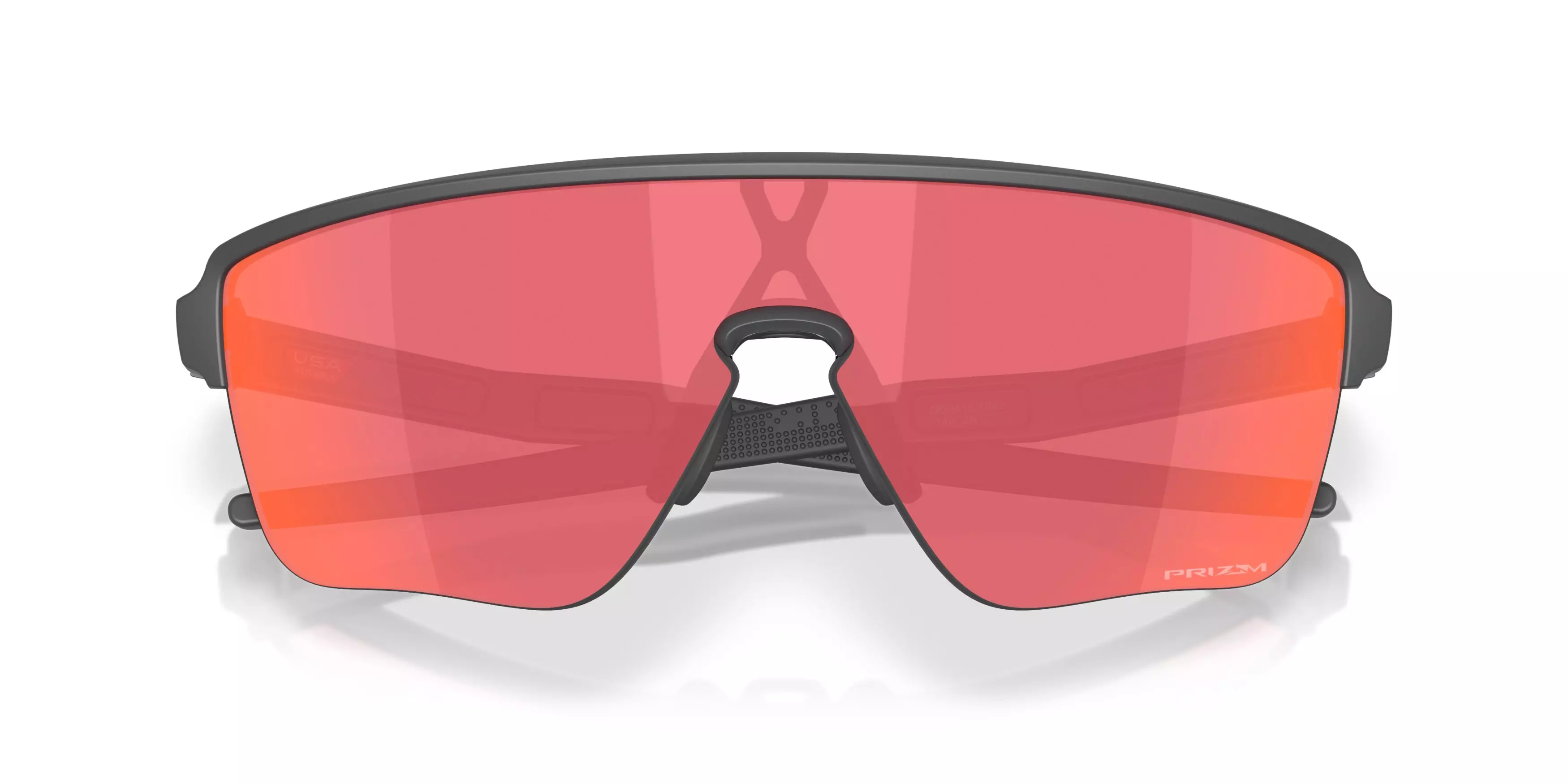 Oakley Corridor SQ Prizm Trail Torch Sunglasses - Matte Carbon - GREY/RED