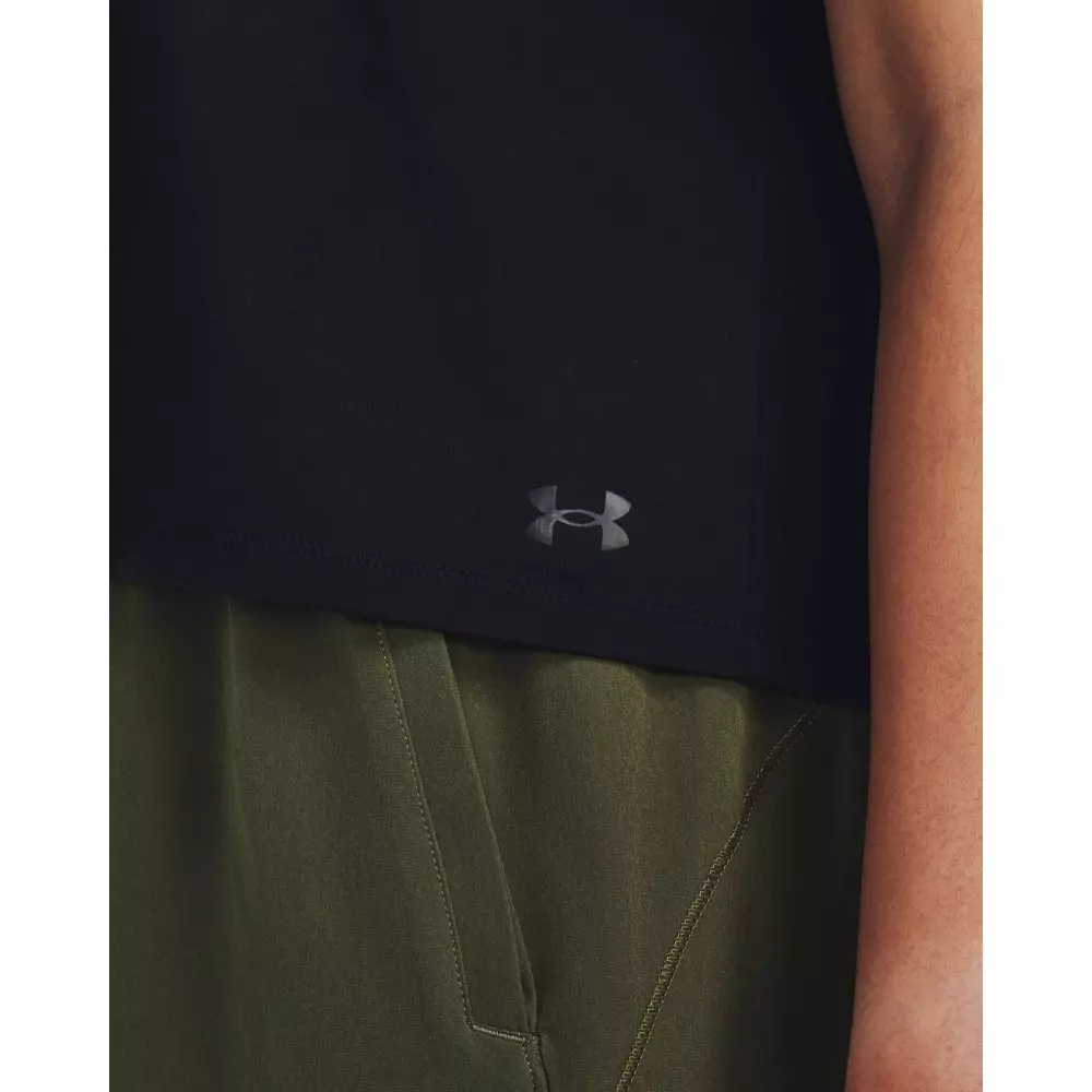Under Armour Women's Motion Short Sleeve Shirt - BLACK/GREY