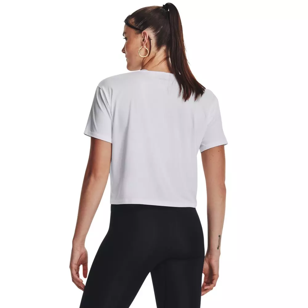 Under Armour Women's Motion Short Sleeve Shirt - WHITE/GREY
