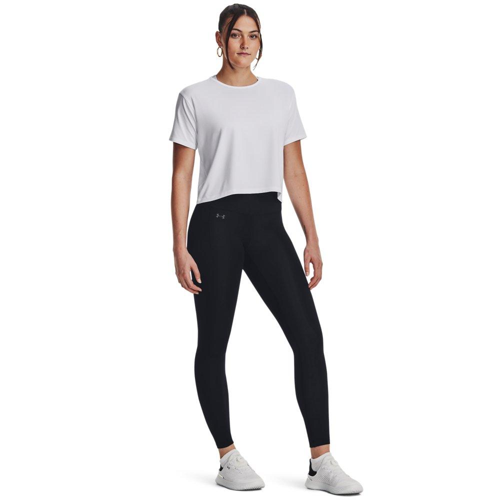 Under Armour Women's Motion Short Sleeve Shirt - WHITE/GREY Thumbnail View 3