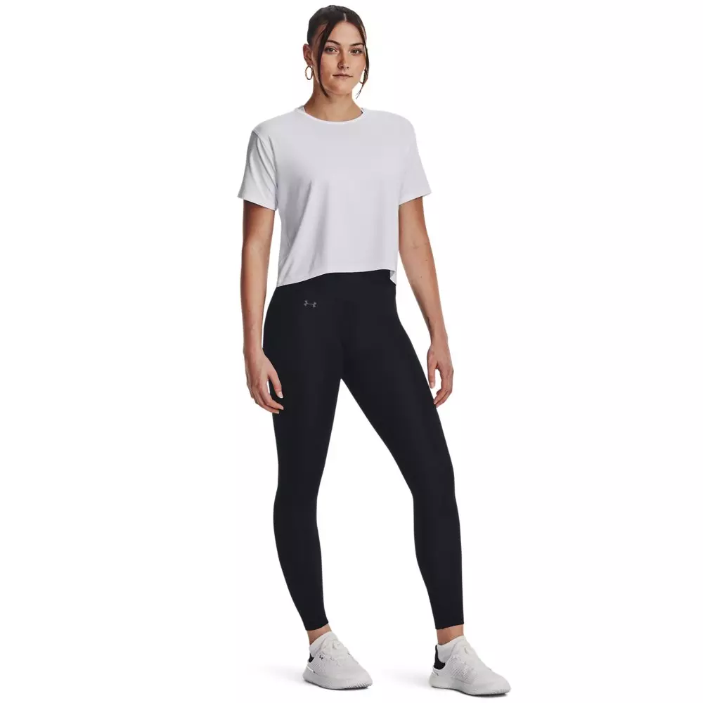 Under Armour Women's Motion Short Sleeve Shirt - WHITE/GREY