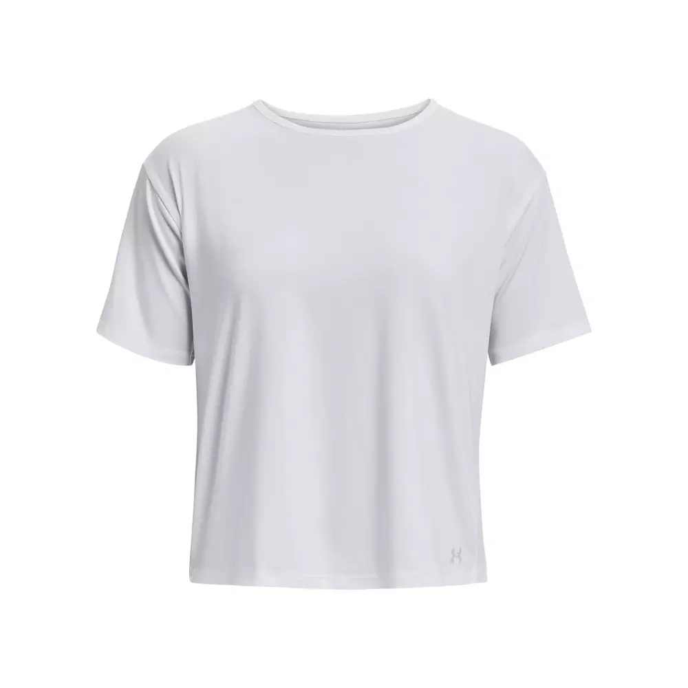 Under Armour Women's Motion Short Sleeve Shirt - WHITE/GREY