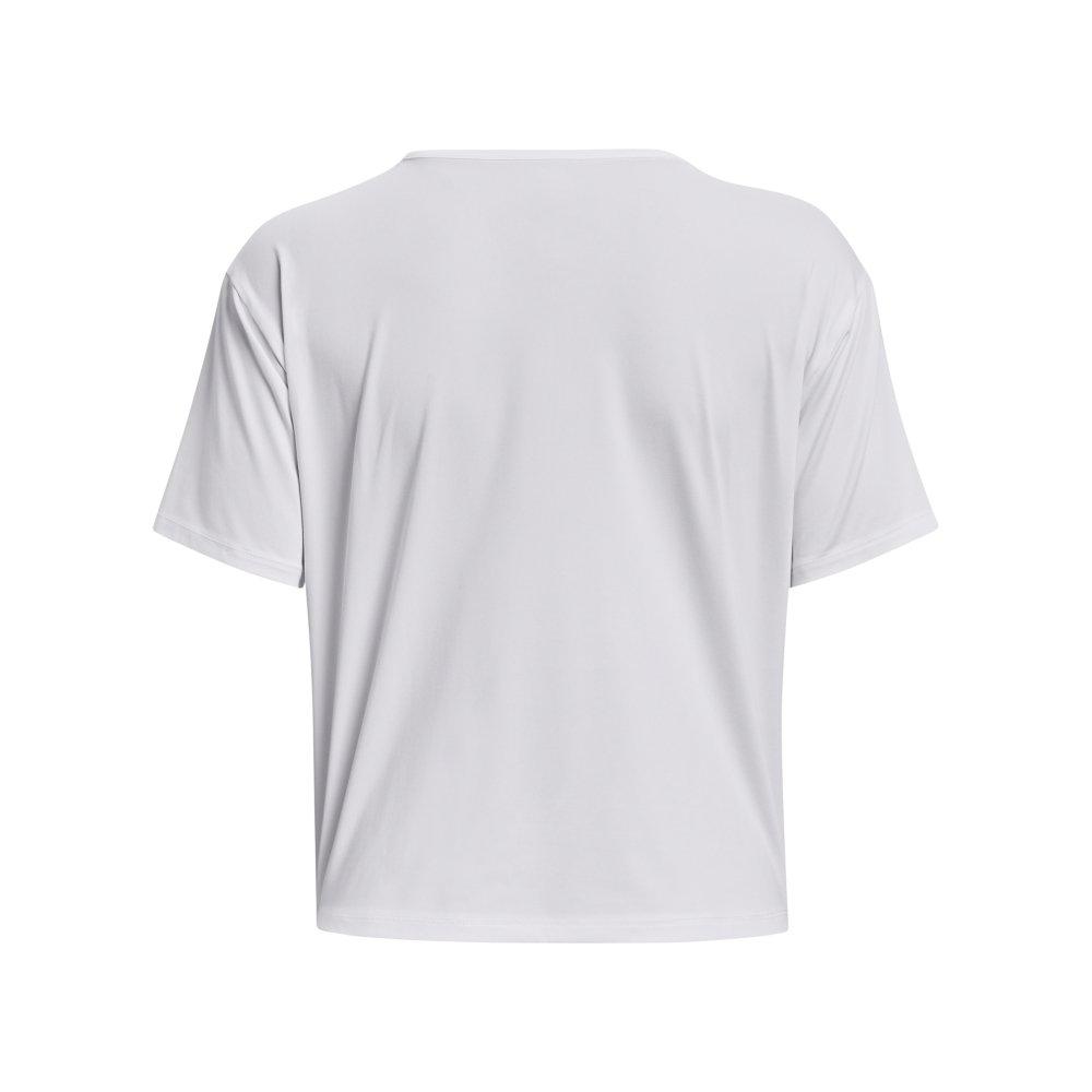 Under Armour Women's Motion Short Sleeve Shirt - WHITE/GREY Thumbnail View 5