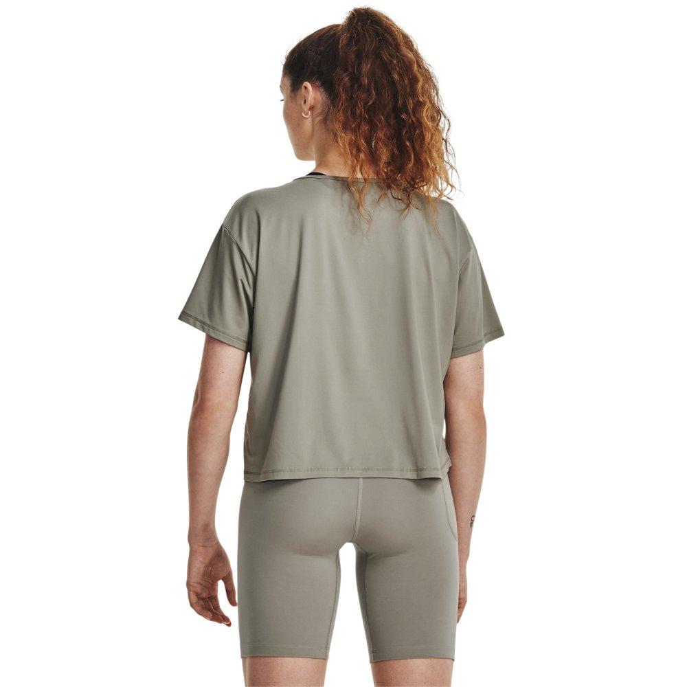Under Armour Women's Motion Short Sleeve Shirt - GREEN Thumbnail View 2