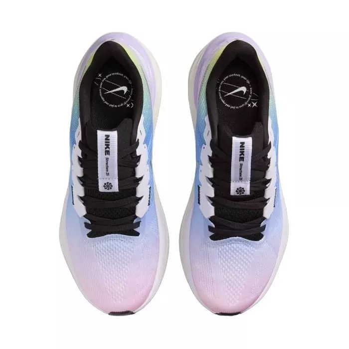 Nike Structure 25 SE "Amethyst Tint/Black/Light Lemon Twist/Metallic Gold" Women's Running Shoe - AMETHYST/BLACK/LT LEMON/GOLD