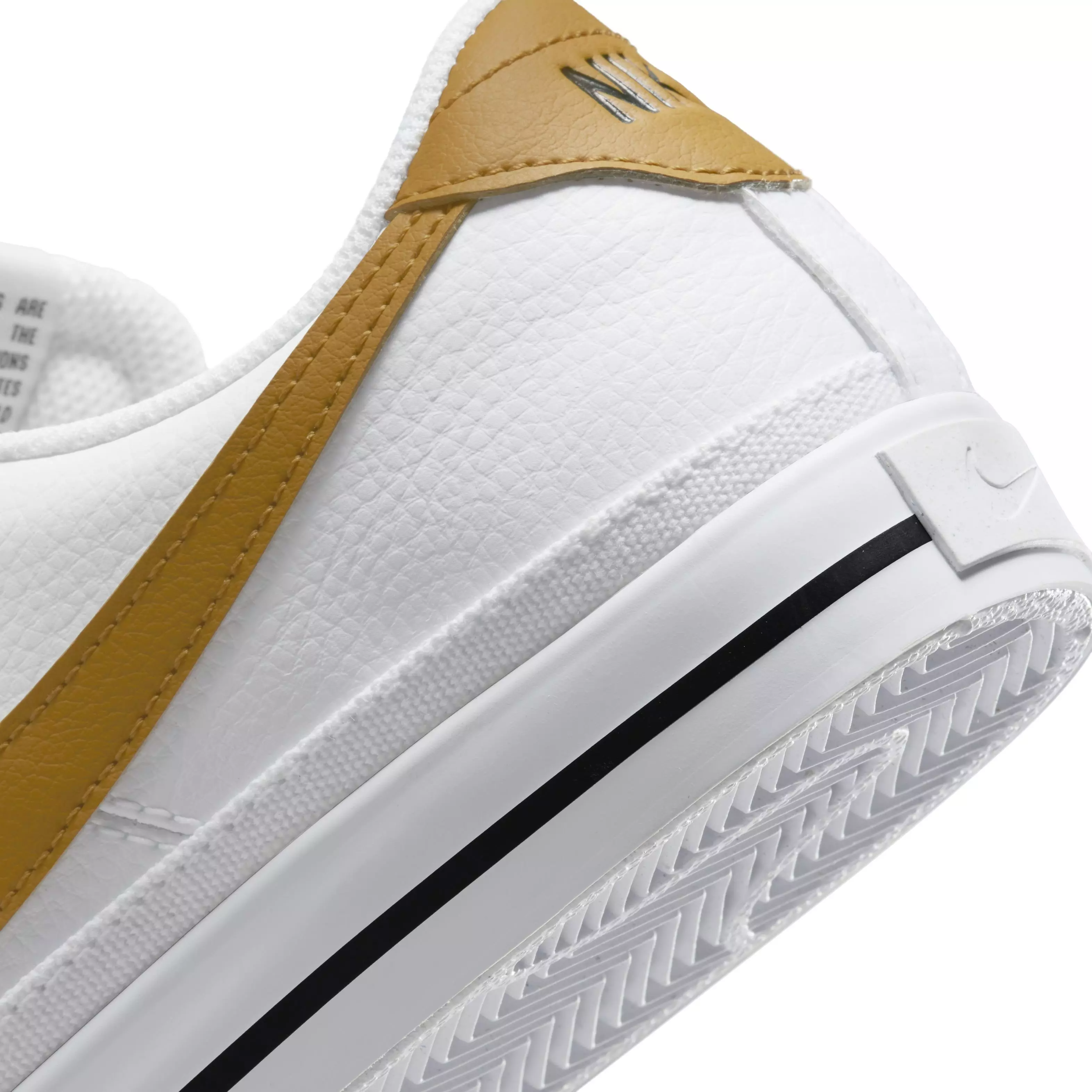 Nike Court Legacy Next Nature "White/Gold Suede/Volt/Black" Women's Shoe - WHITE/GOLD/VOLT/BLACK