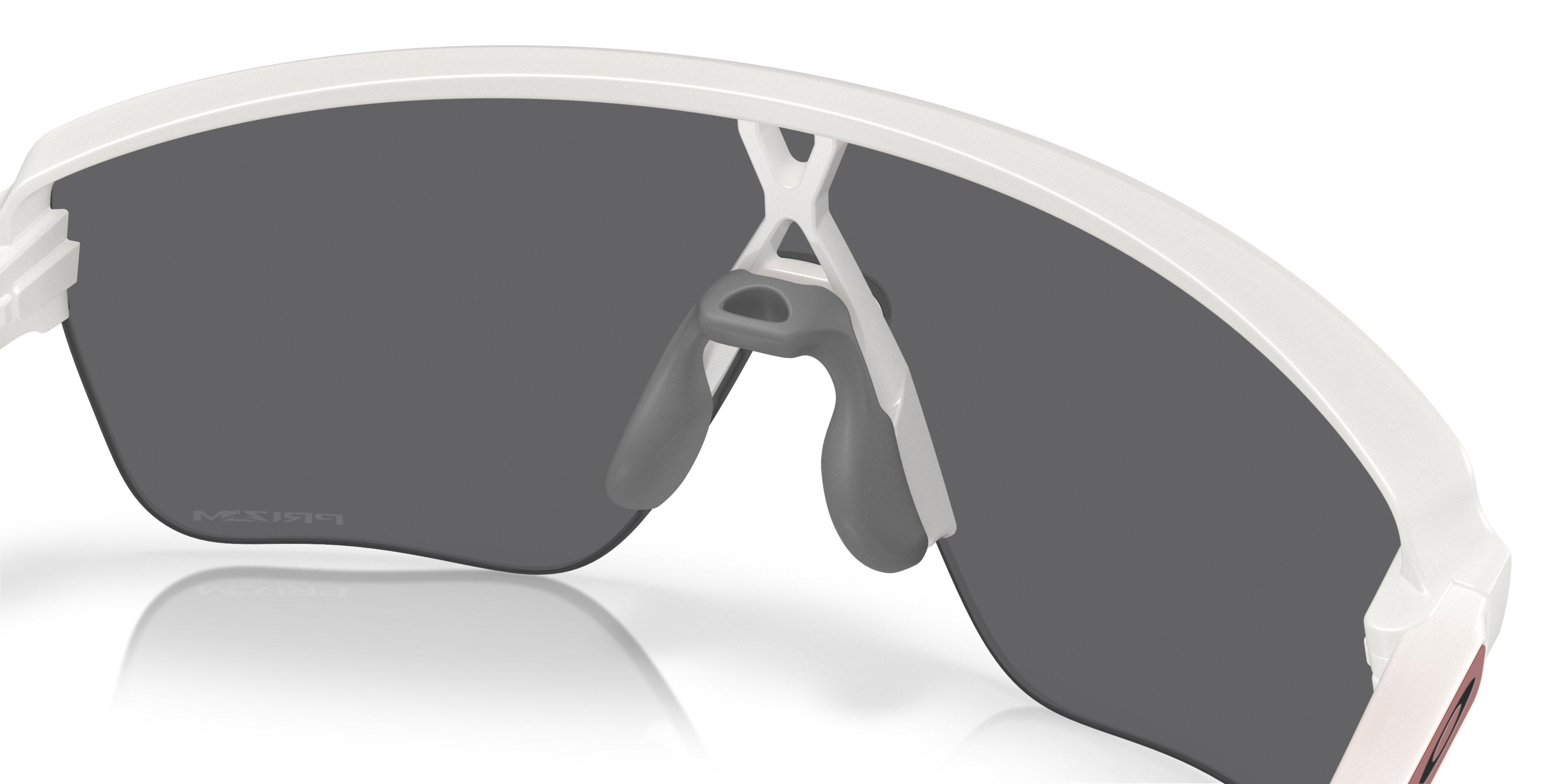 Oakley Corridor SQ Prizm Black Sunglasses - Matte Transparent - WHITE/GREY Thumbnail View 6