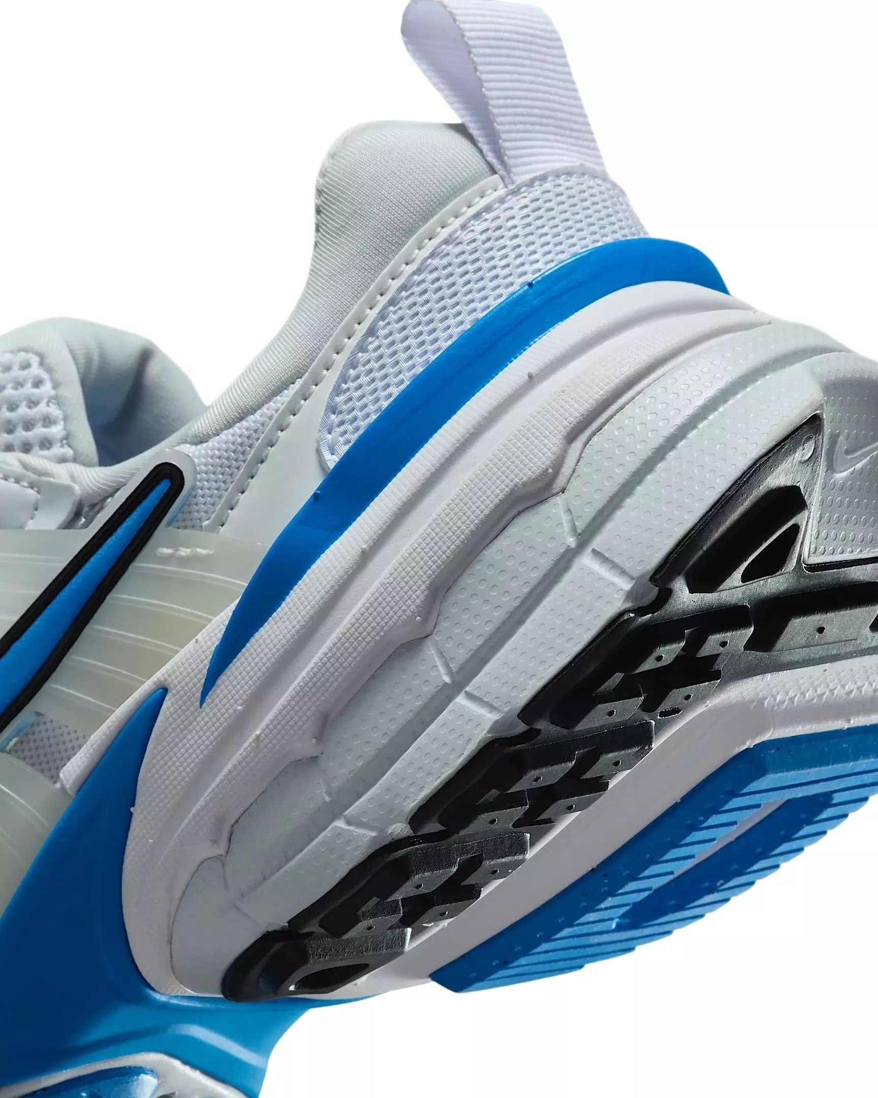 Nike V2K Run "White/Pure Platinum/Summit White/Light Photo Blue" Women's Shoe - WHITE/PLATINUM/WHITE/LT BLUE