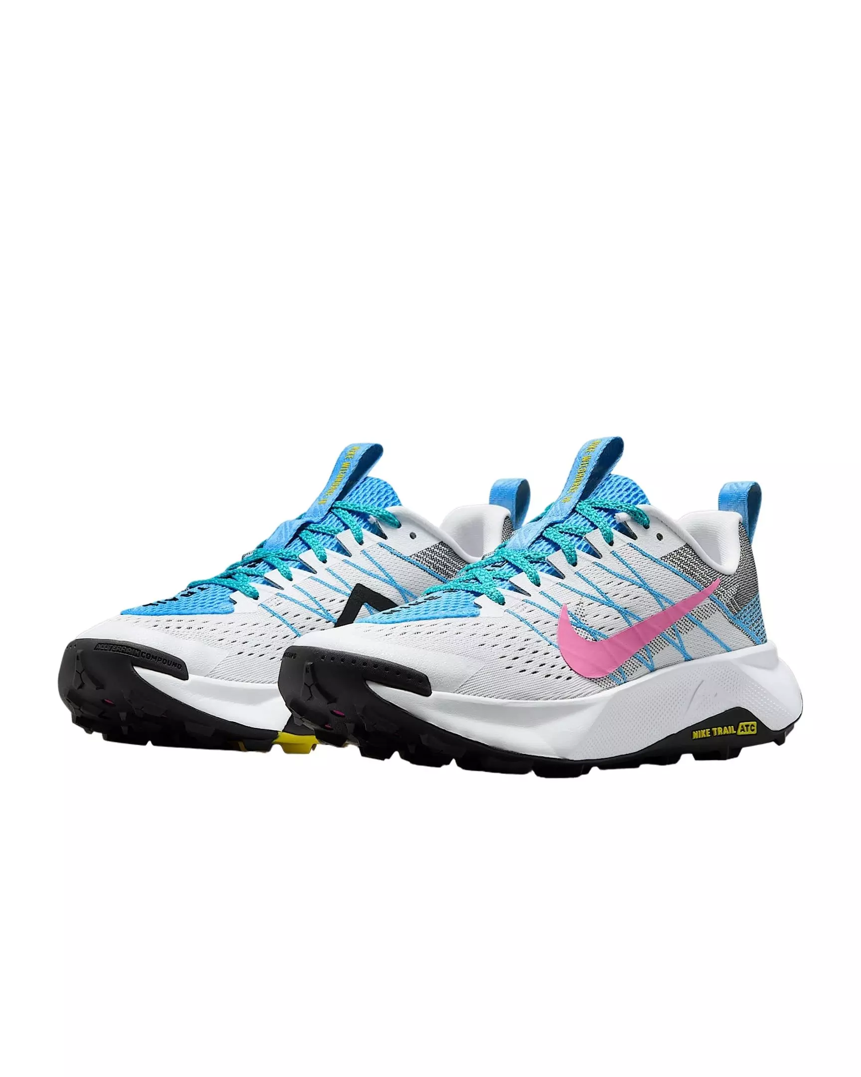 Nike Wildhorse 10 "White/Black/University Blue/Playful Pink" Women's Trail Running Shoe - WHITE/BLACK/BLUE/PINK