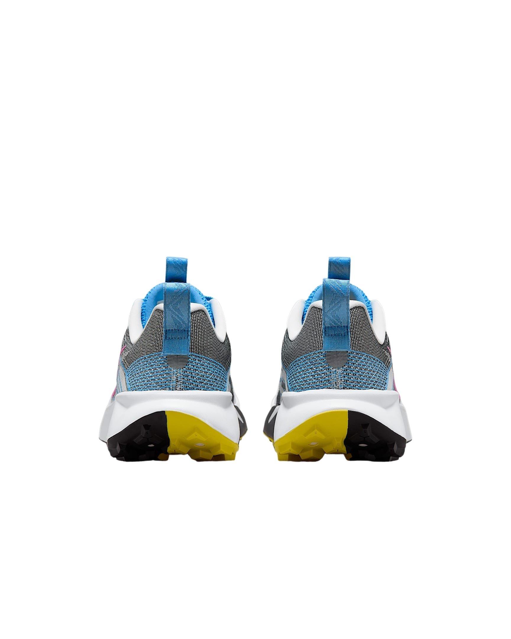 Nike Wildhorse 10 "White/Black/University Blue/Playful Pink" Women's Trail Running Shoe - WHITE/BLACK/BLUE/PINK Thumbnail View 5