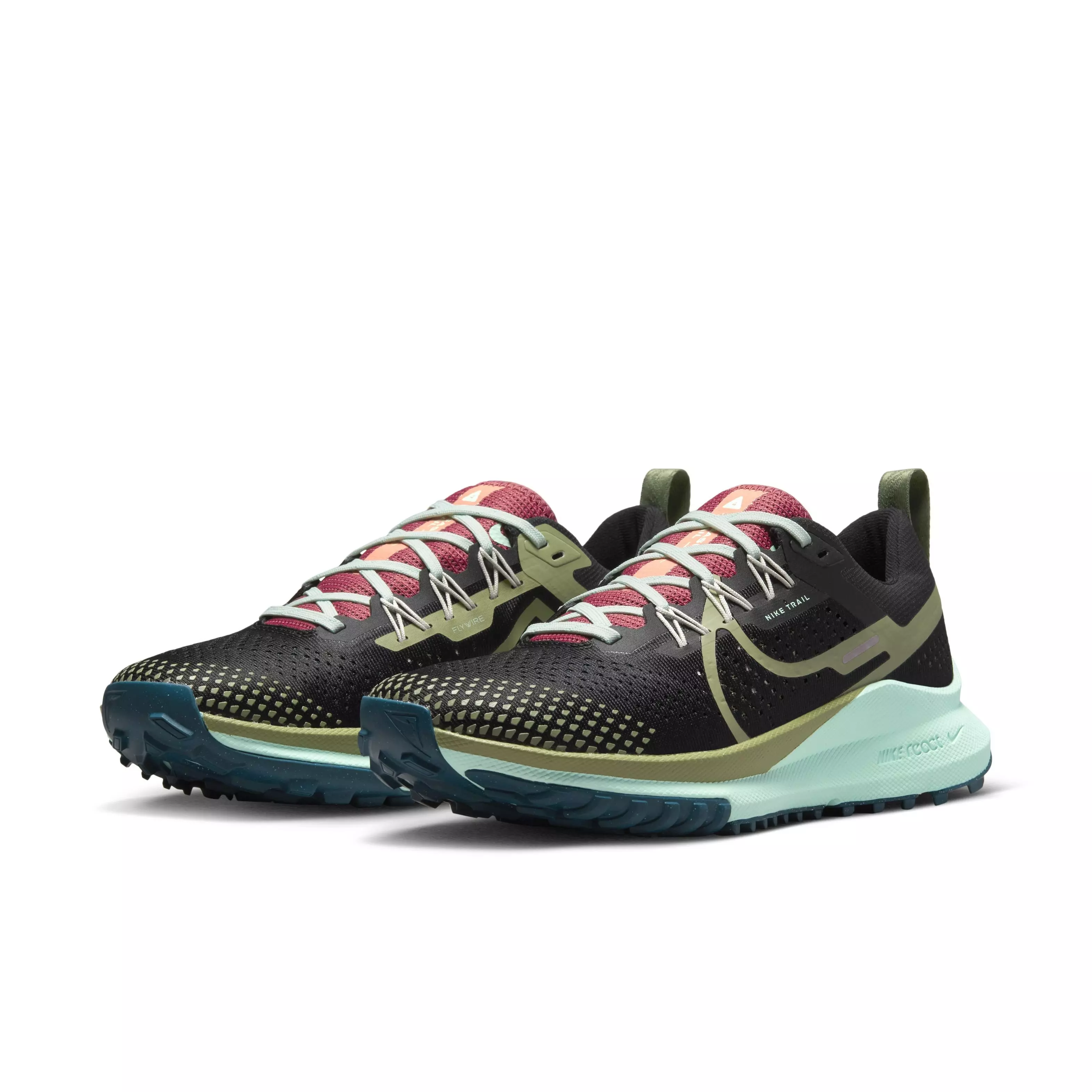 Nike Pegasus Trail 4 "Black/Alligator/Canyon Rust/Mint Foam" Women's Trail Running Shoe - BLACK/ALLIGATOR/RUST/MINT