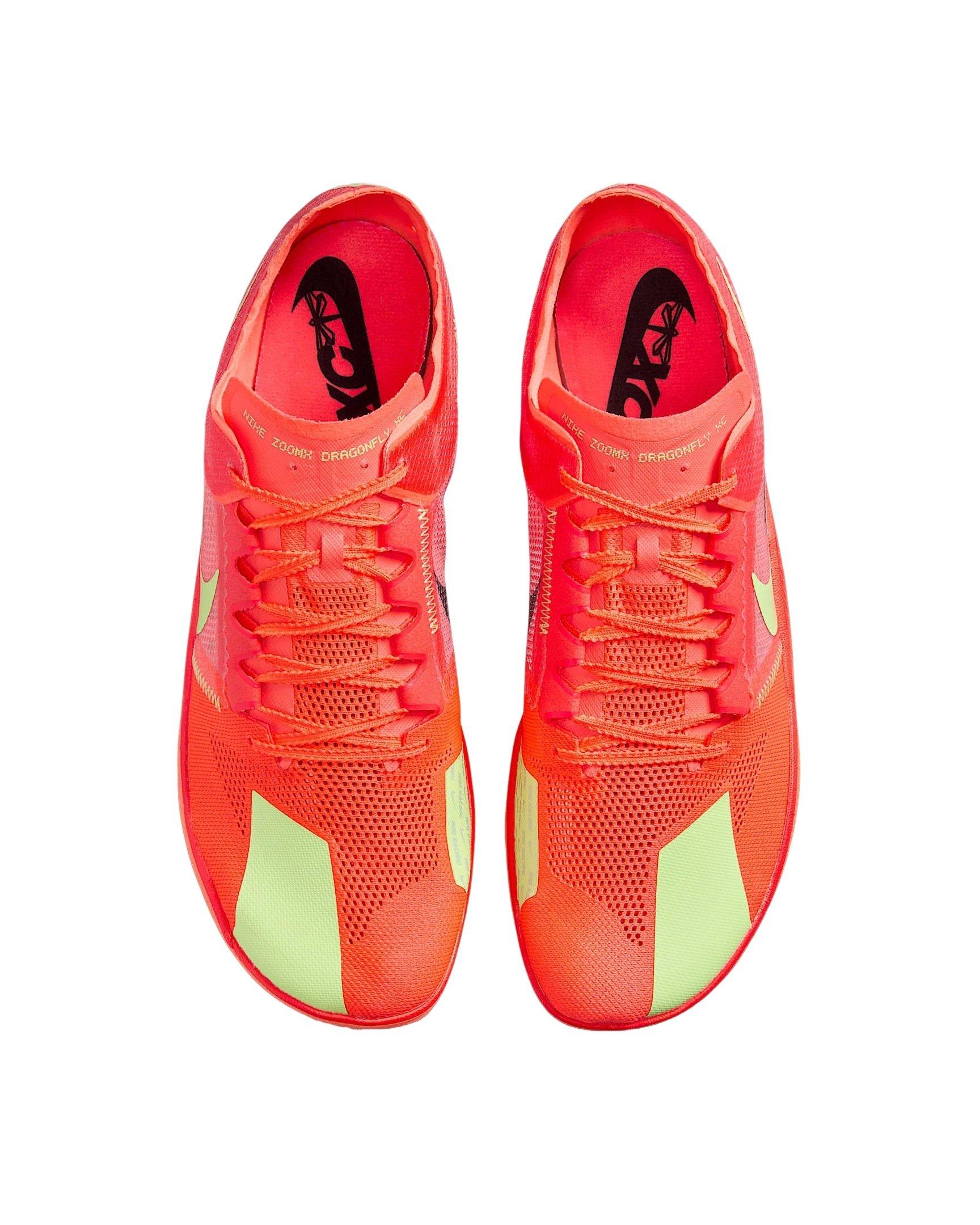 Nike Dragonfly XC "Hyper Orange/Bright Crimson/Mint Foam/Lime Blast" Men's Track Spike - ORANGE/CRIMSON/MINT/LIME Thumbnail View 4