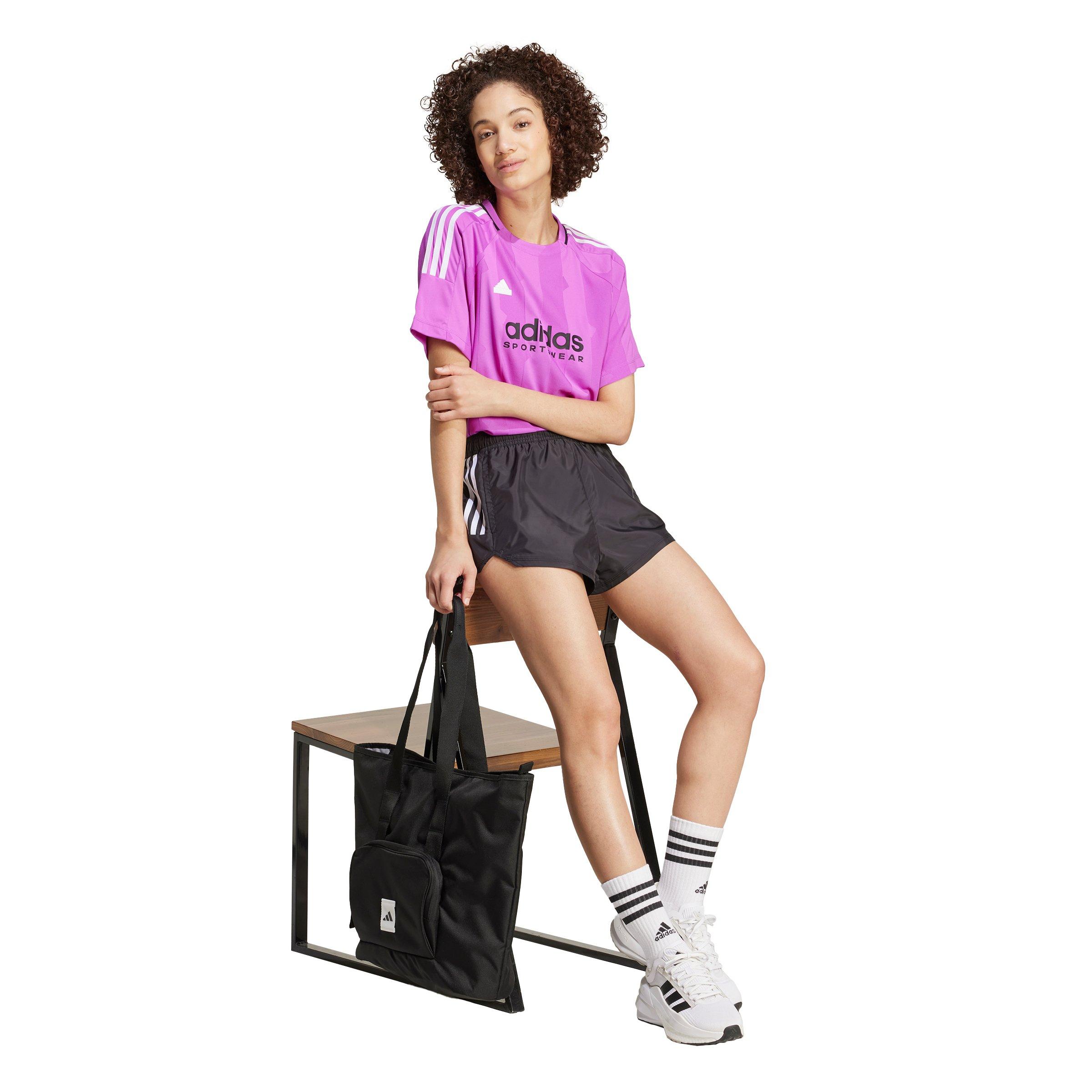 adidas Women's Tiro Cut 3-Stripes Summer Woven Shorts - Black
