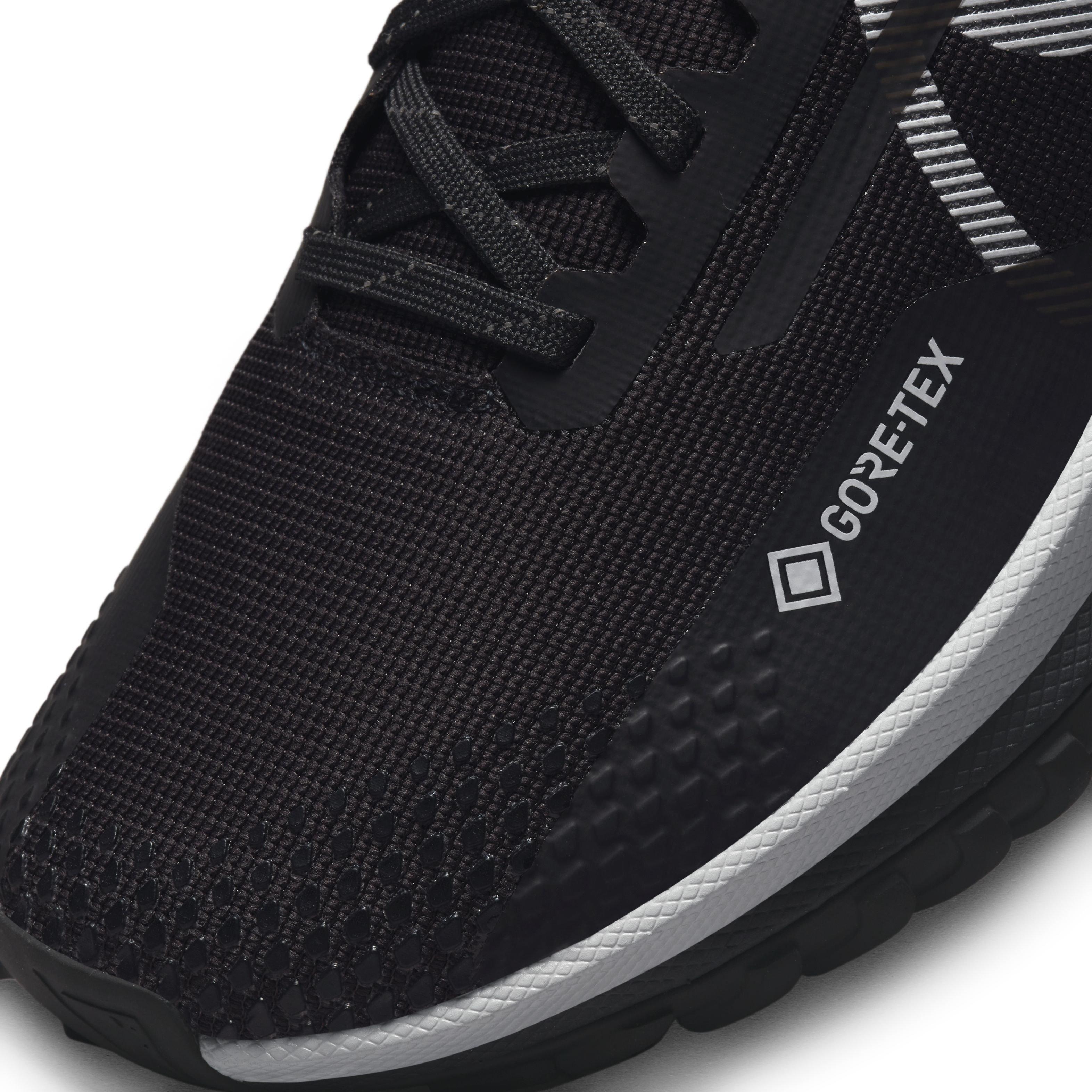 Nike Pegasus Trail 4 GORE-TEX "Black/Wolf Grey/Reflect Silver" Women's Trail Running Shoe - BLACK/GREY/SILVER Thumbnail View 7