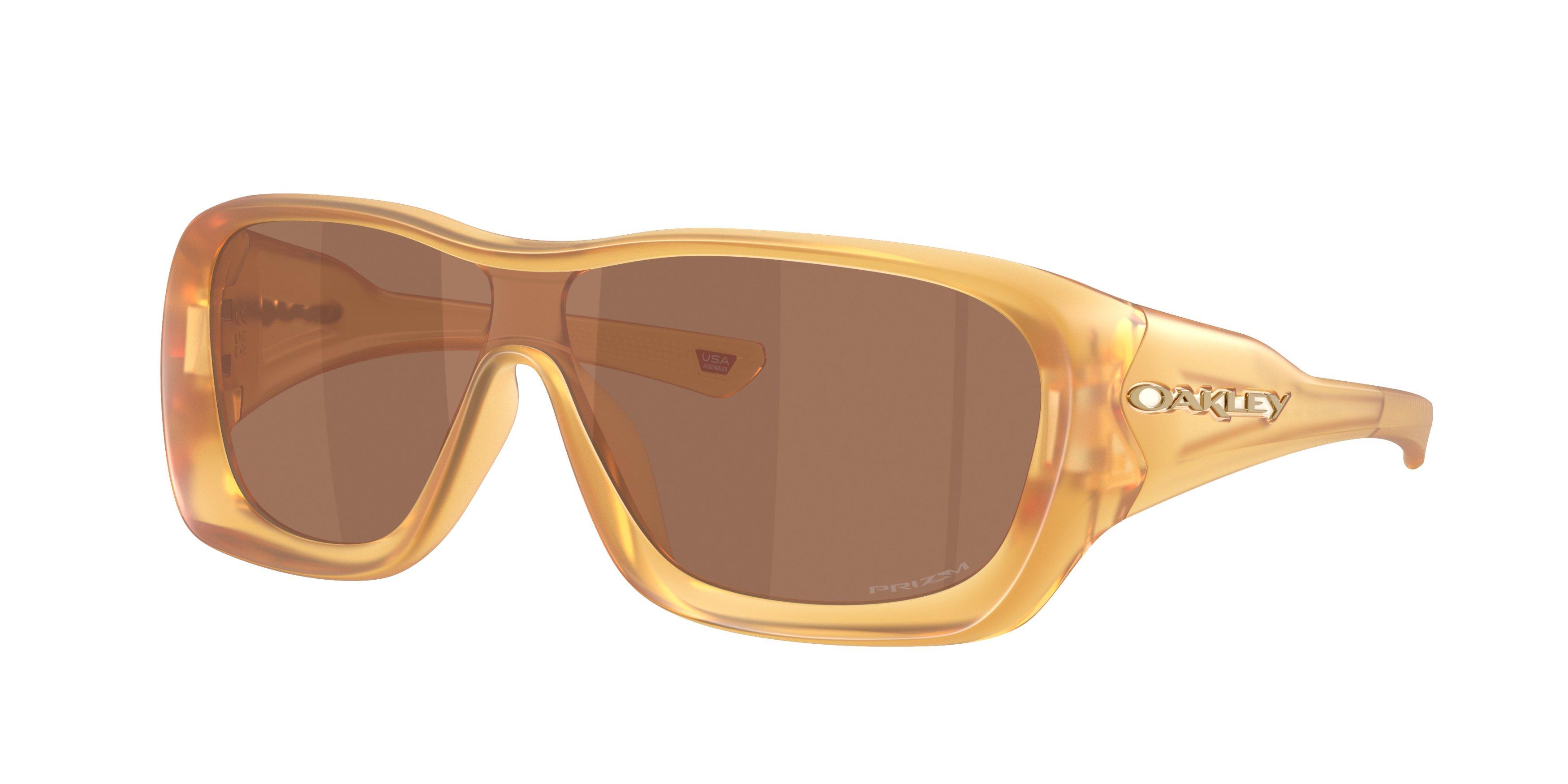 Oakley De La Salle Prizm Tungsten Sunglasses - Yellow Matte Translucent - YELLOW/BROWN Thumbnail View 1
