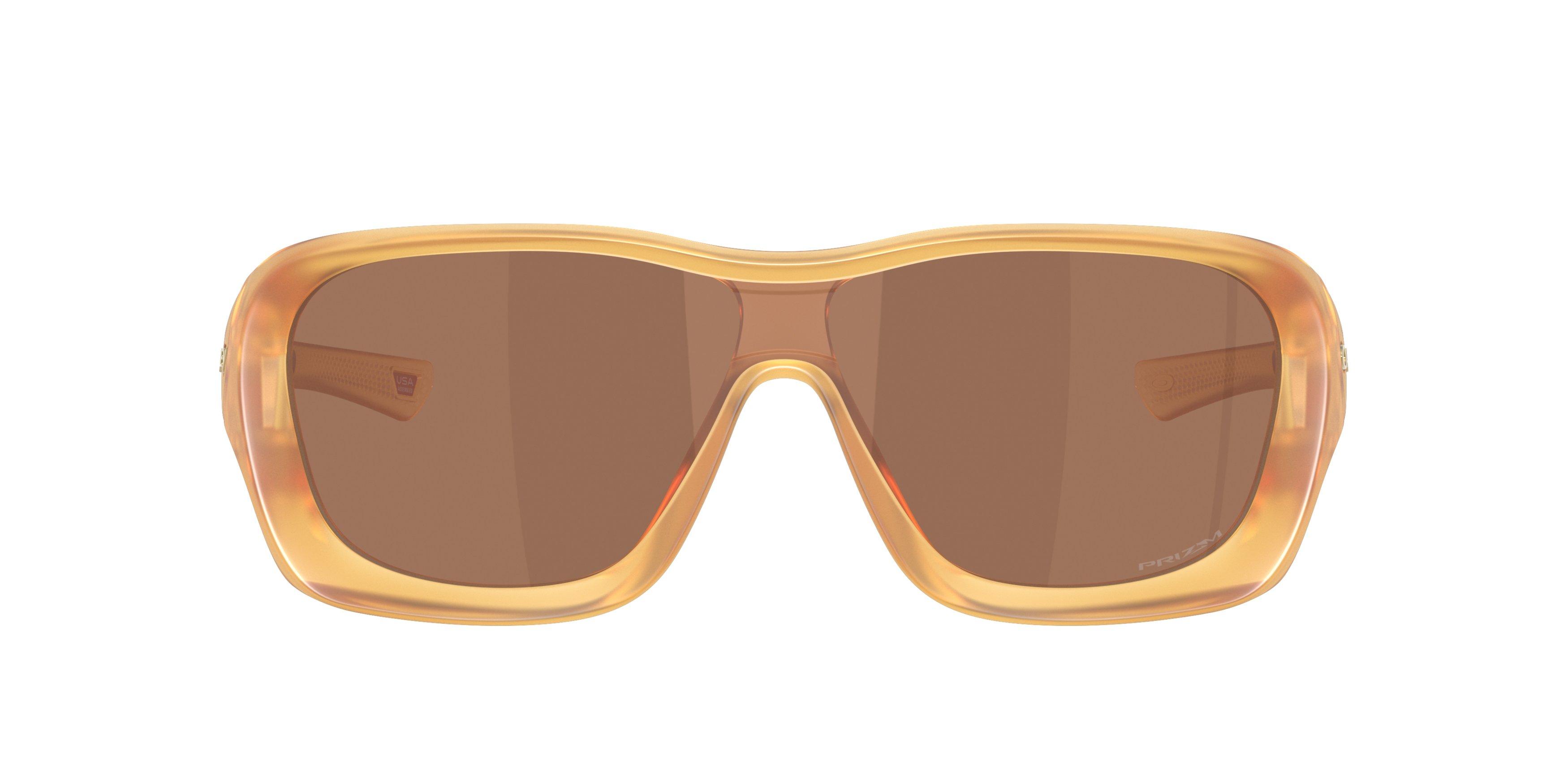 Oakley De La Salle Prizm Tungsten Sunglasses - Yellow Matte Translucent - YELLOW/BROWN Thumbnail View 3