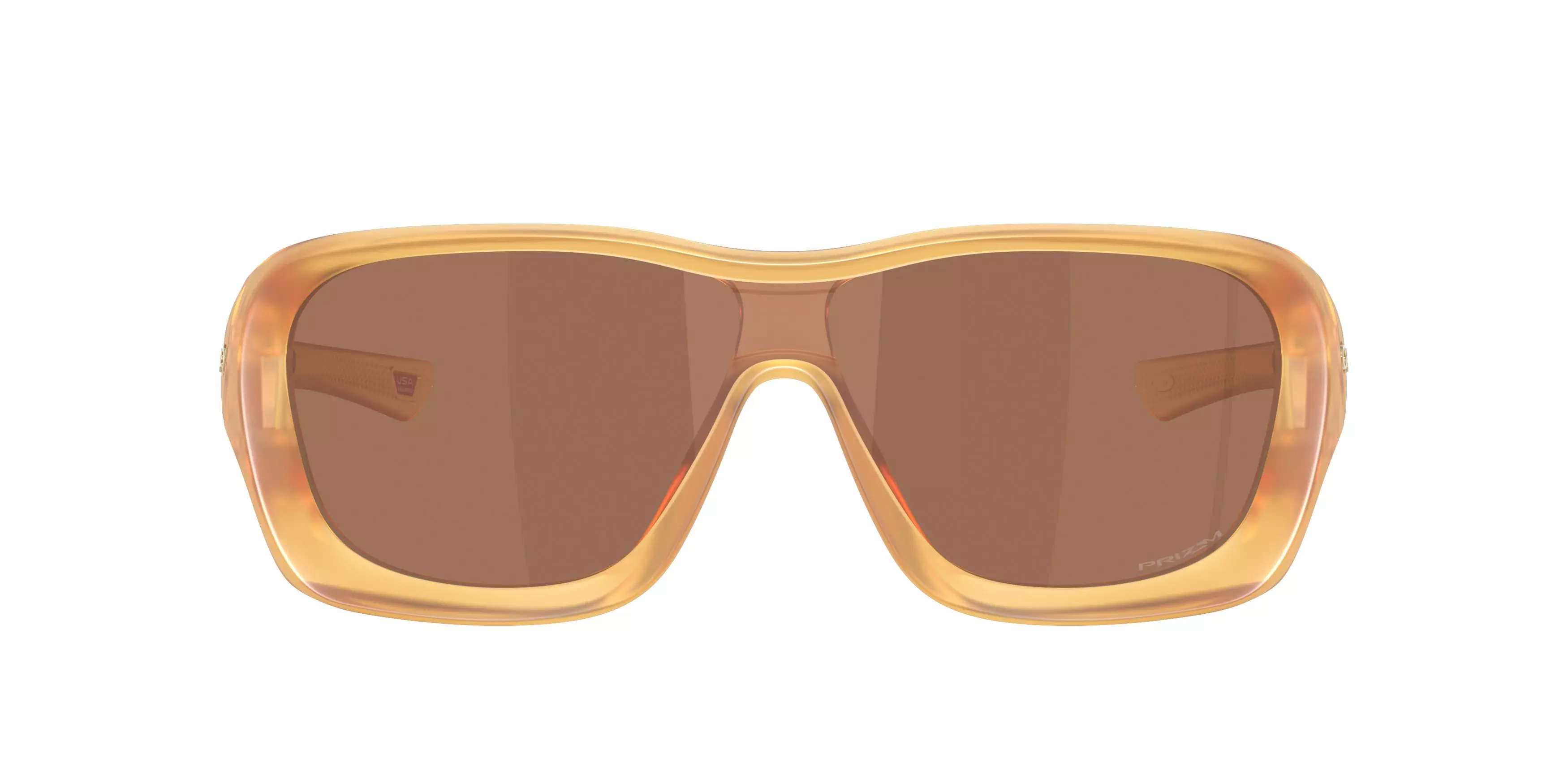 Oakley De La Salle Prizm Tungsten Sunglasses - Yellow Matte Translucent - YELLOW/BROWN