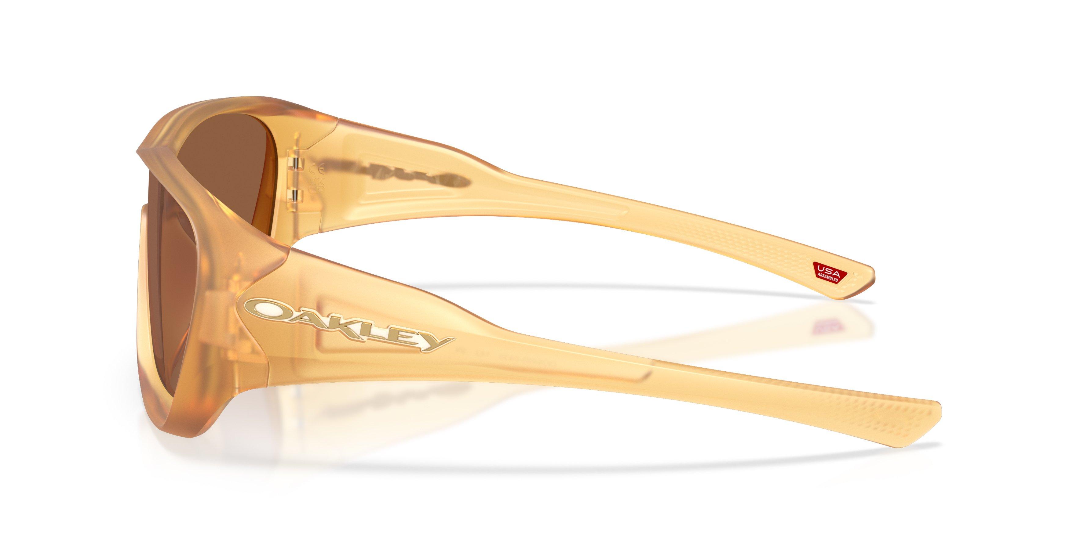 Oakley De La Salle Prizm Tungsten Sunglasses - Yellow Matte Translucent - YELLOW/BROWN Thumbnail View 8