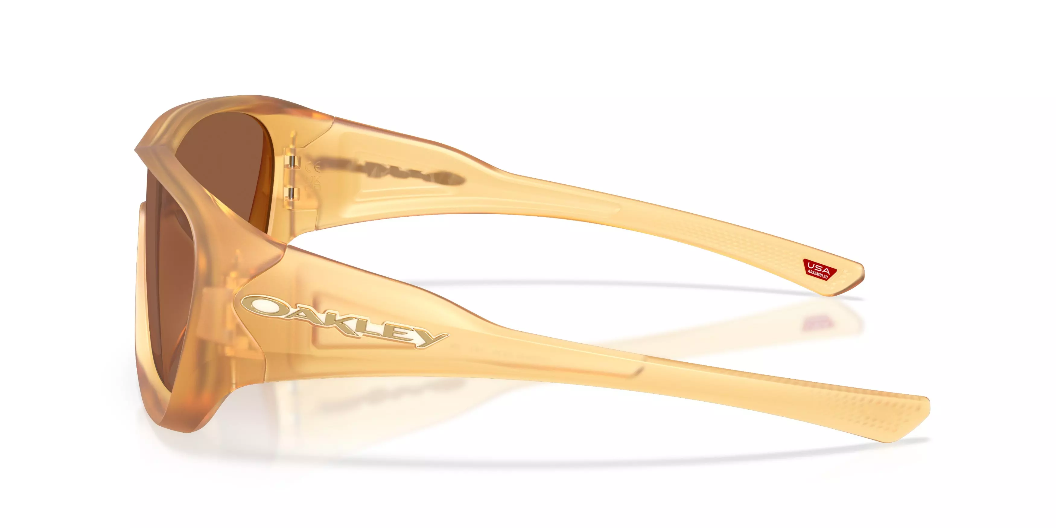 Oakley De La Salle Prizm Tungsten Sunglasses - Yellow Matte Translucent - YELLOW/BROWN