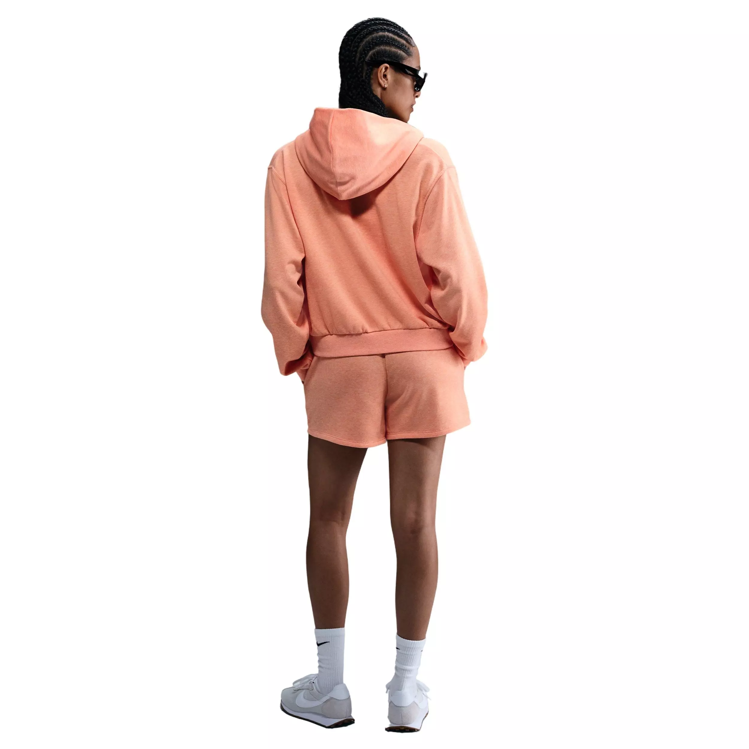 Nike Women's Sportswear Chill Terry Loose Full-Zip French Terry Jacket -Apricot - APRICOT