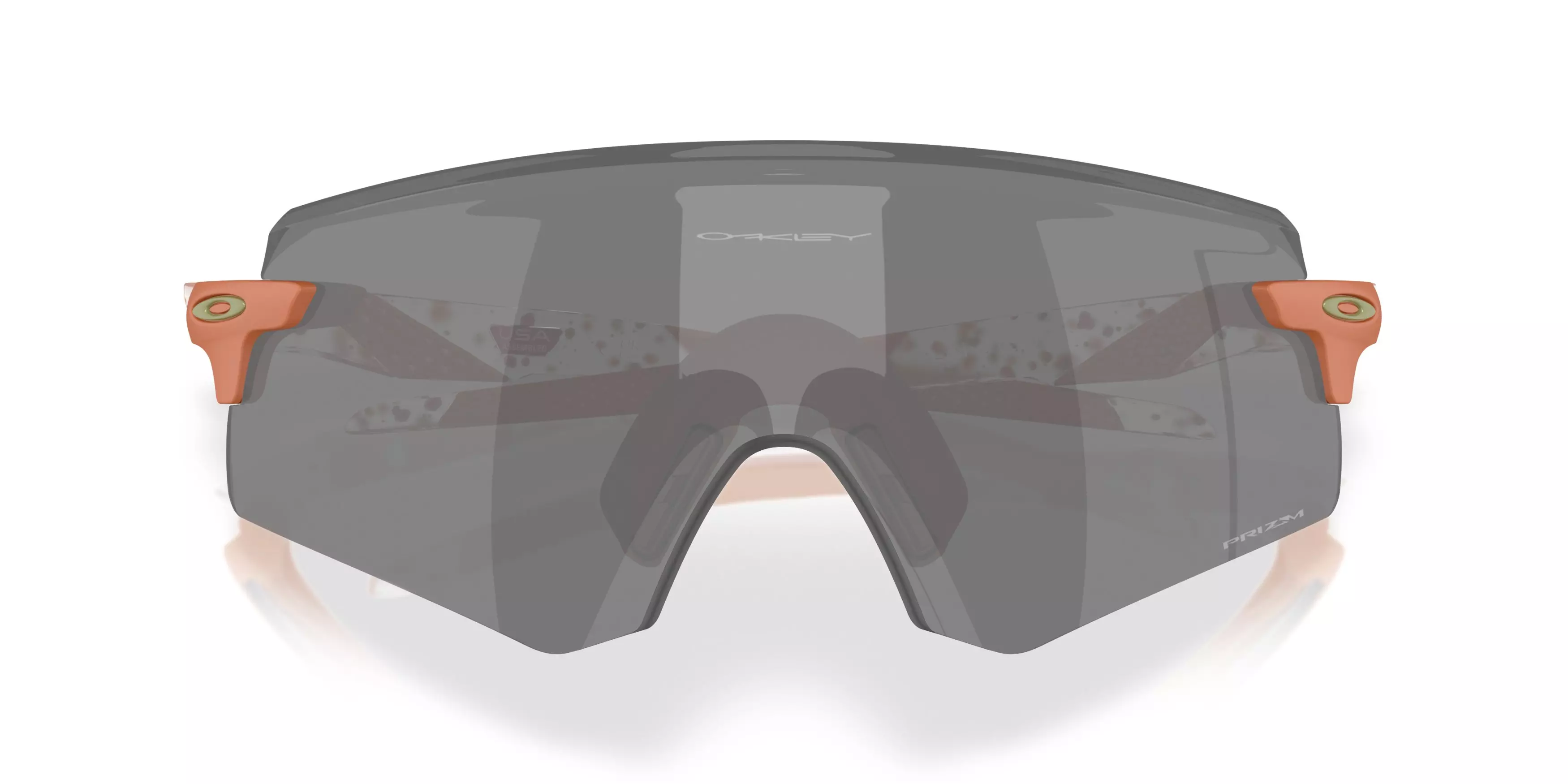 Oakley Encoder Prizm Black Sunglasses - Clear Terrazzo - CLEAR/ORANGE/GREY