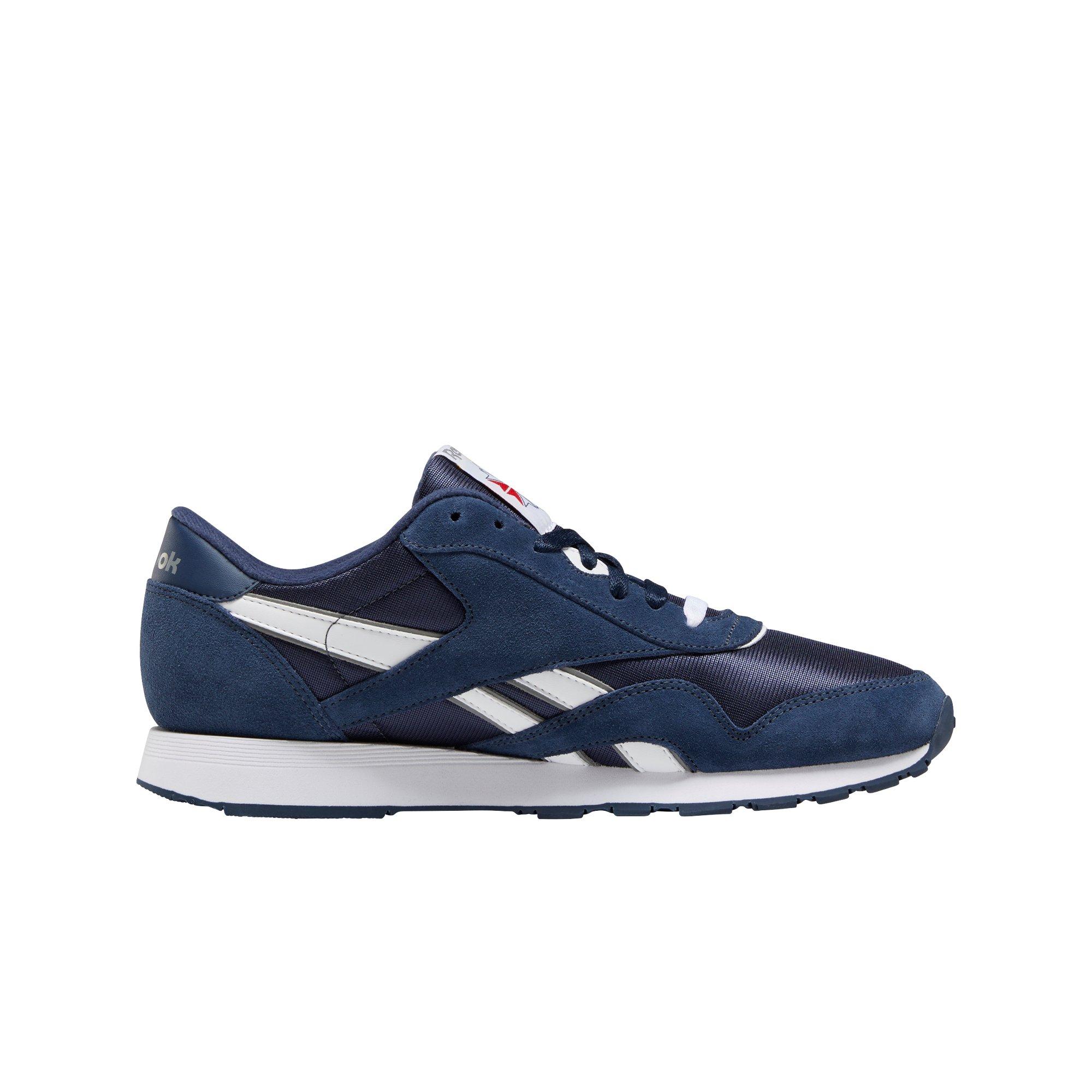 Blue reebok hot sale classic nylon