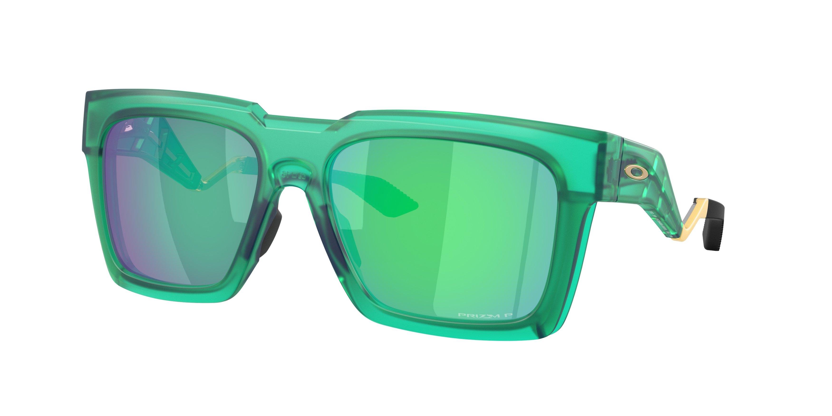 Oakley Enigma Ink Prizm Jade Polarized Sunglasses - Matte Green - GREEN Thumbnail View 1