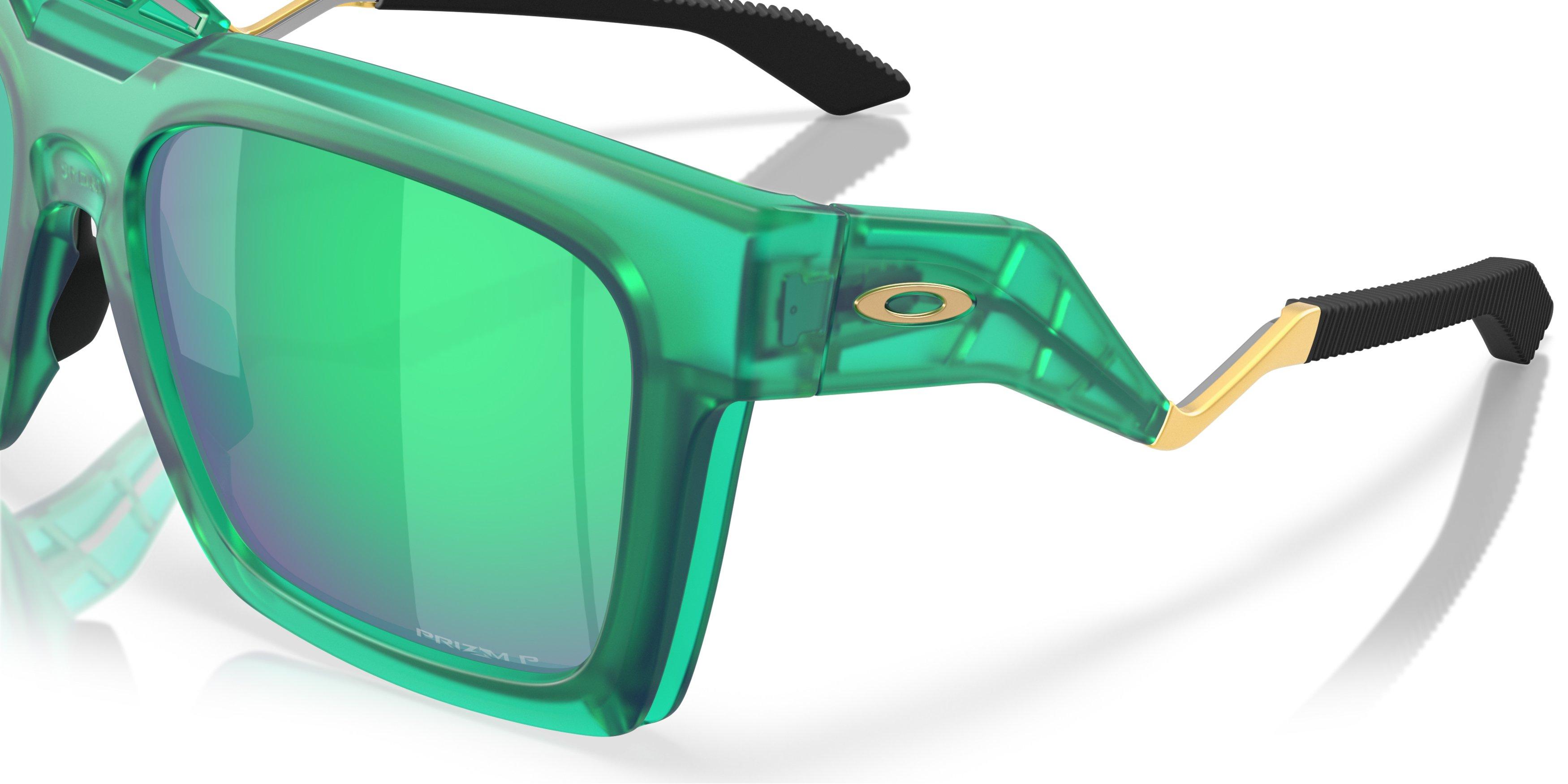 Oakley Enigma Ink Prizm Jade Polarized Sunglasses - Matte Green - GREEN Thumbnail View 5