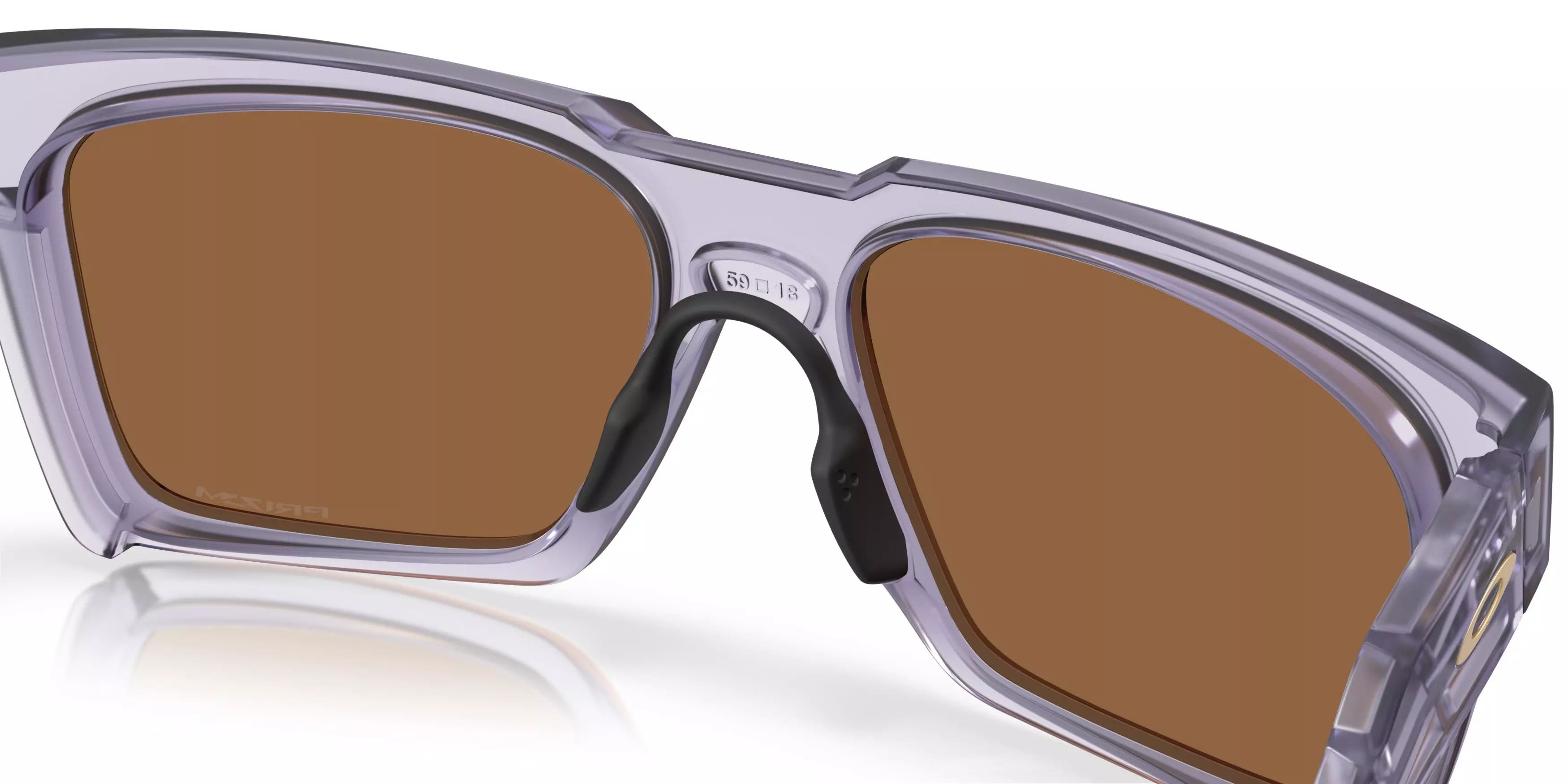 Oakley Enigma Ink Prizm Bronze Sunglasses - Matte Translucent Lilac - PURPLE/BRONZE