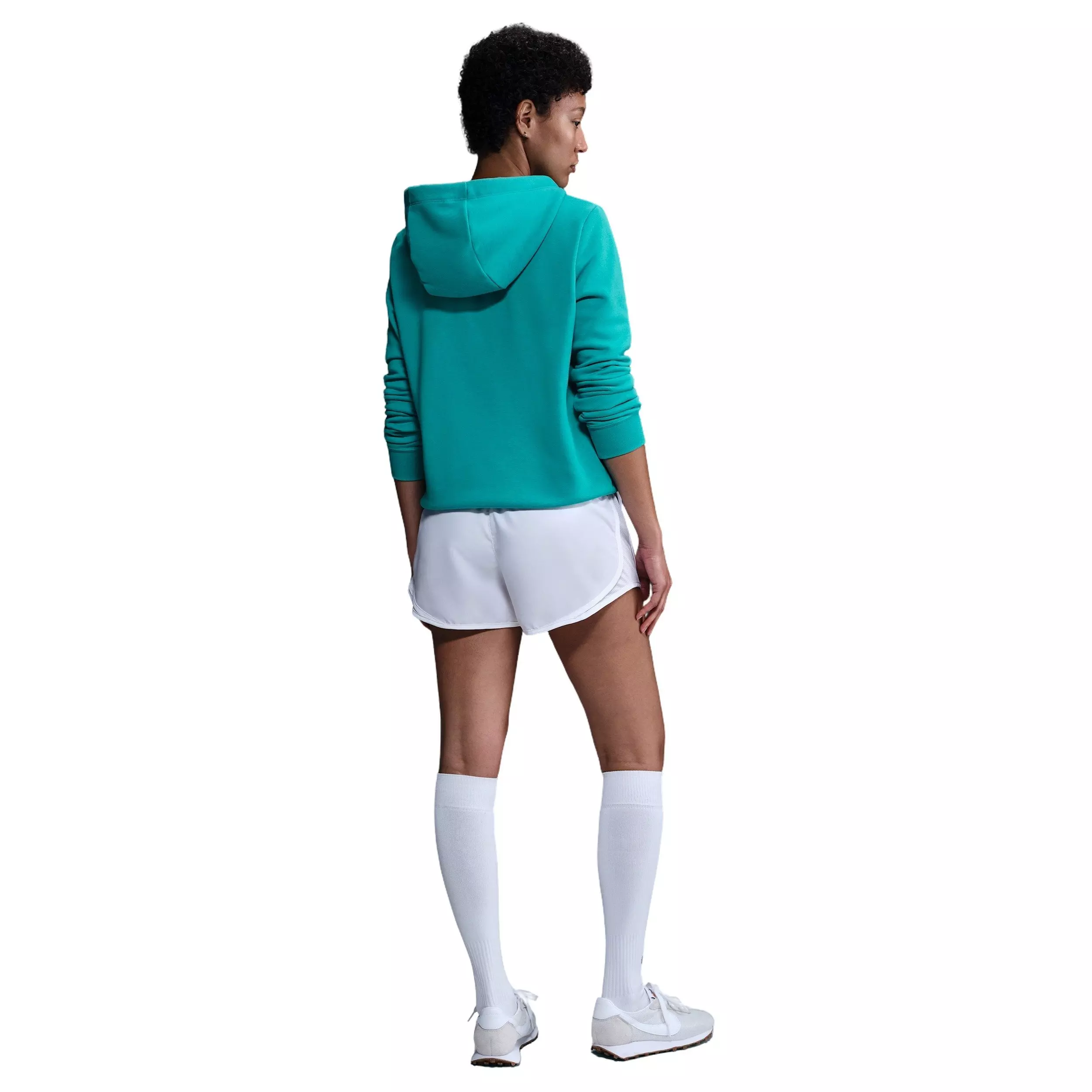 Nike Women's Sportswear Club Fleece Full-Zip Jacket -Turquoise - TURQUOISE