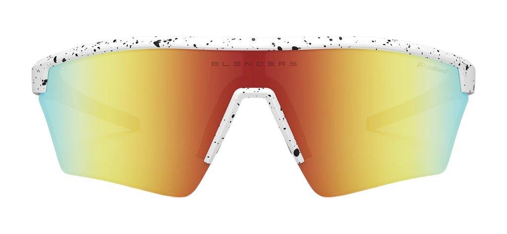 Blenders Pacer White Splatter Sunglasses - WHITE
